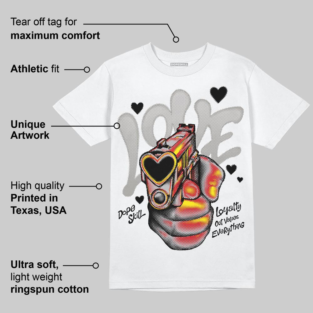 White Cement 4s superstreetwear T-Shirt Love Shot Graphic