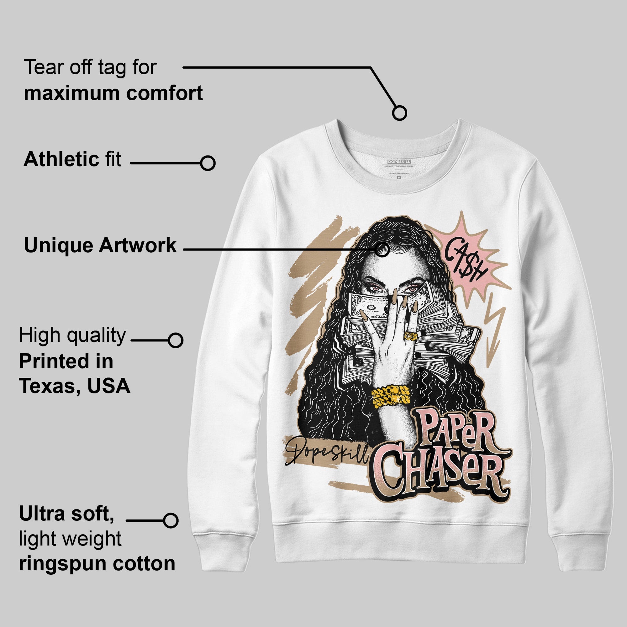 AIR FORCE 1 LINEN superstreetwear Sweatshirt NPC Graphic