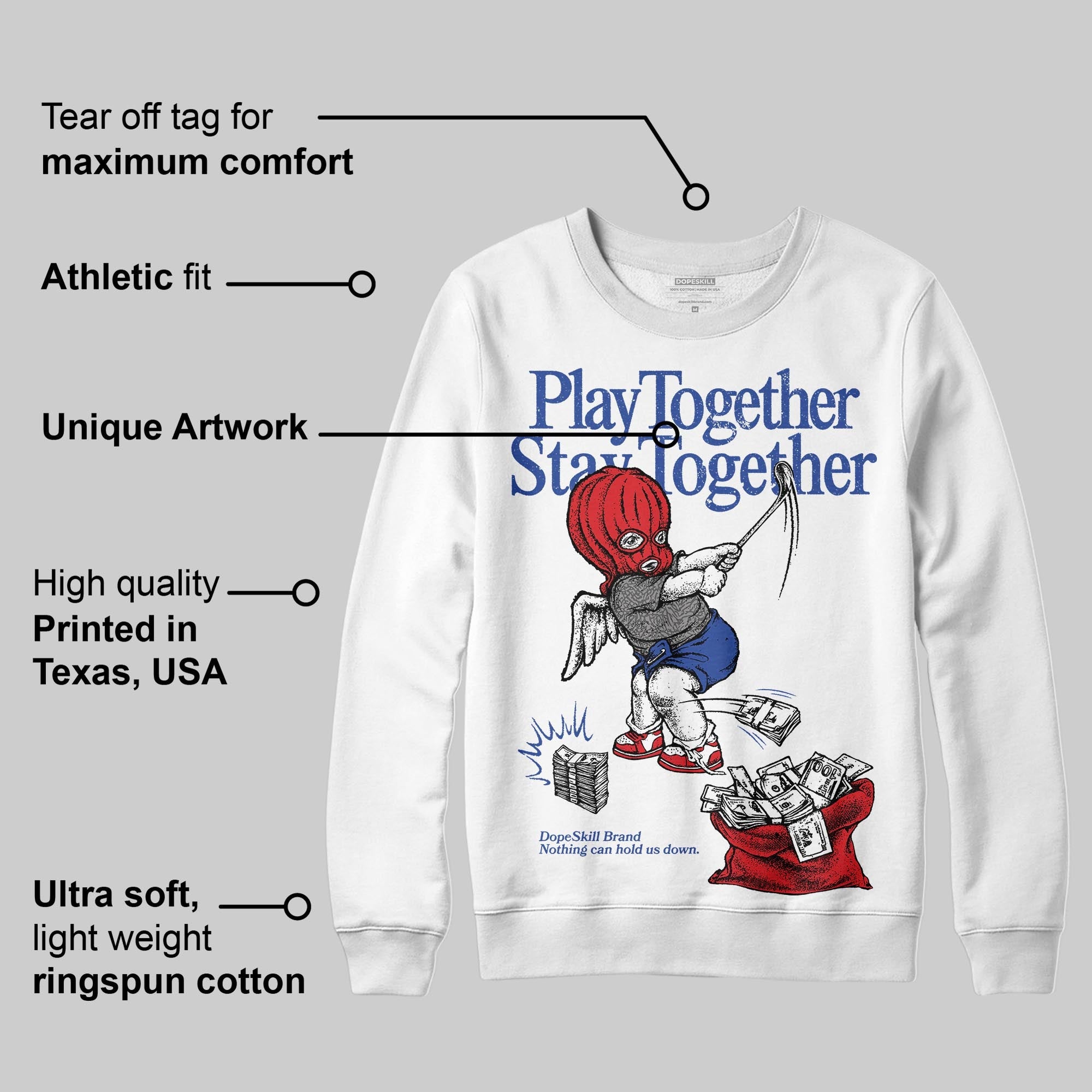 Seoul 2.0 3s superstreetwear Sweatshirt Play together,Stay together Graphic