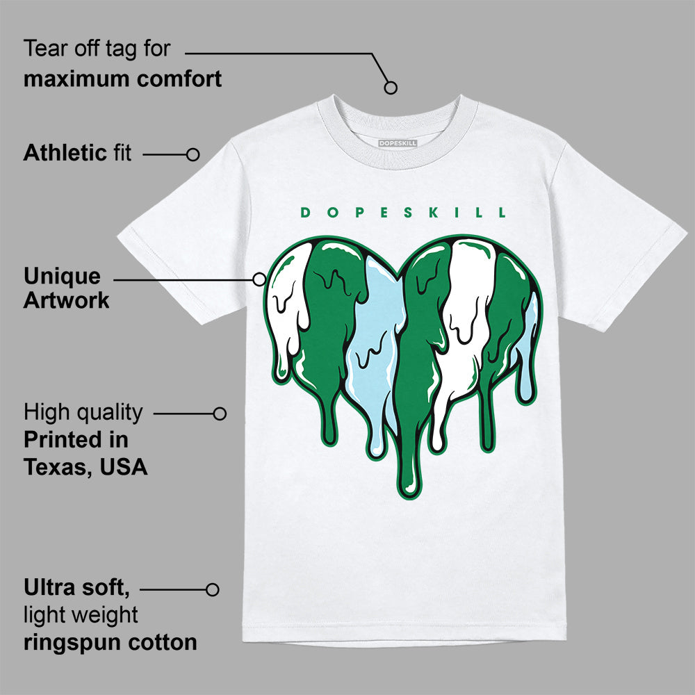Lucky Green 5s superstreetwear T-Shirt Slime Drip Heart Graphic