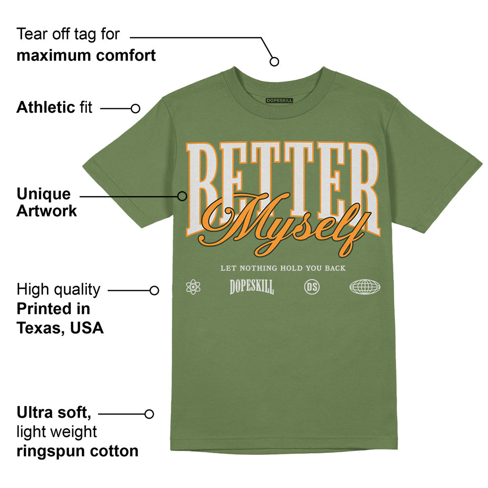 Olive 5s superstreetwear Olive T-shirt Better Myself Graphic