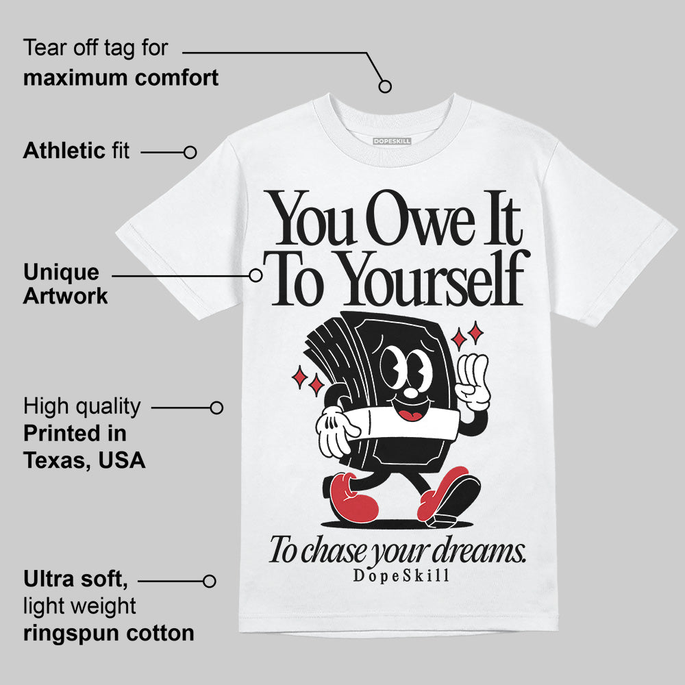 Bred 11s superstreetwear T-Shirt Owe It To Yourself Graphic