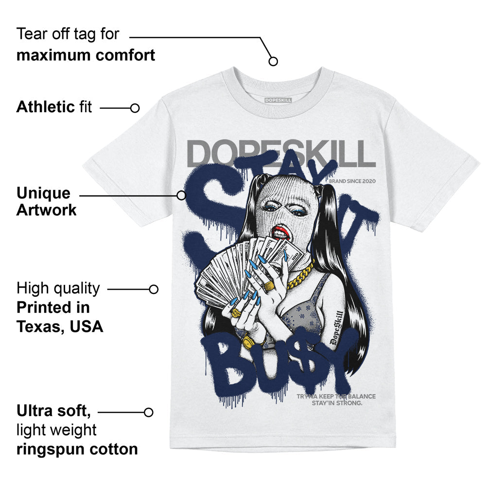 AJ Spizike White Obsidian superstreetwear T-Shirt Stay It Busy Graphic