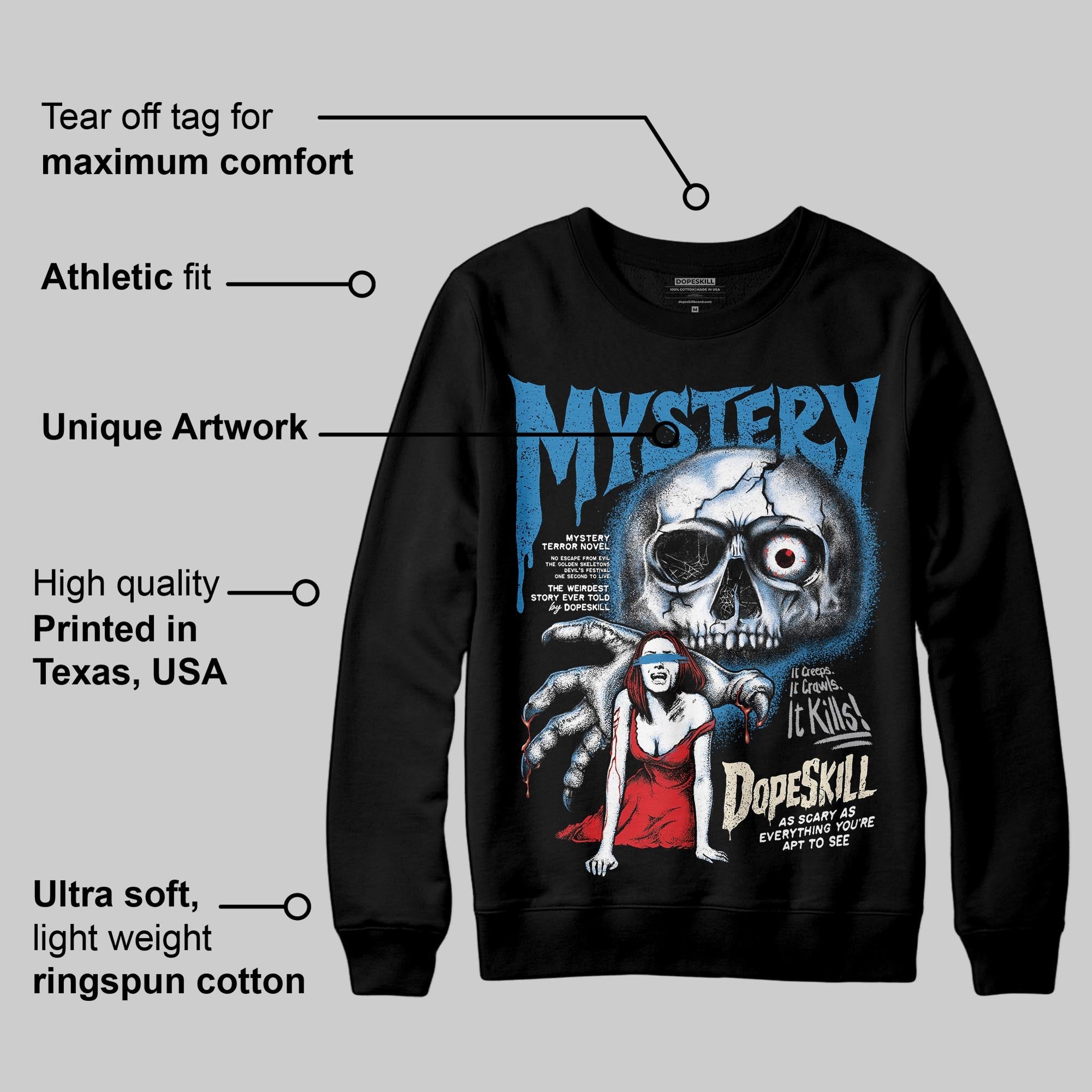 Rare Air 3s superstreetwear Sweatshirt Mystery Ghostly Grasp Graphic