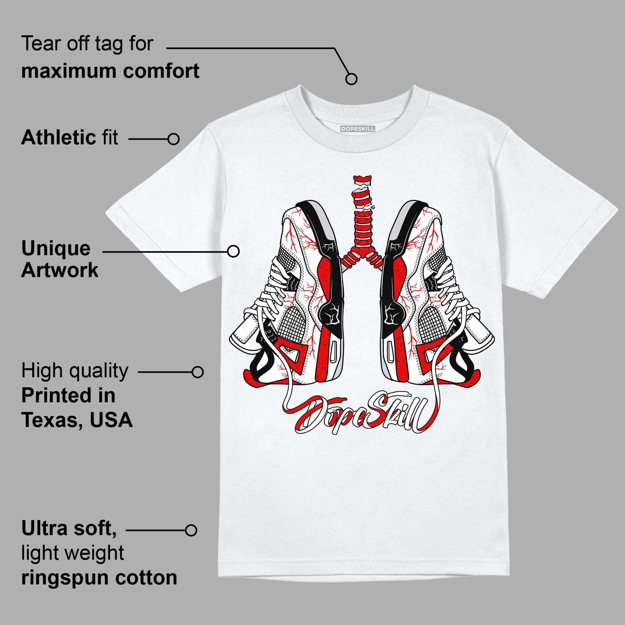 Red Cement 4S superstreetwear T-Shirt Breathe Graphic