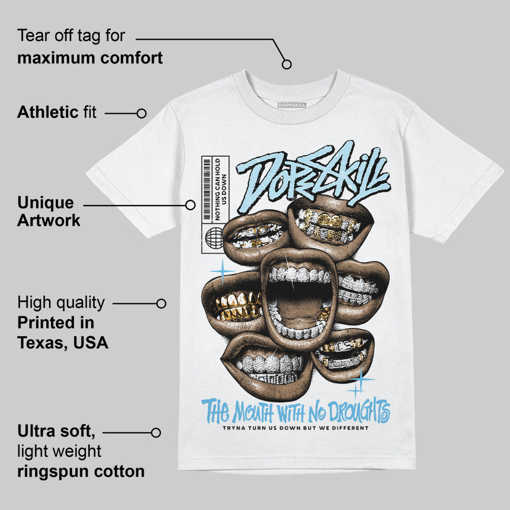 Legend Blue 11s superstreetwear T-Shirt The Mouth With No Droughts Graphic