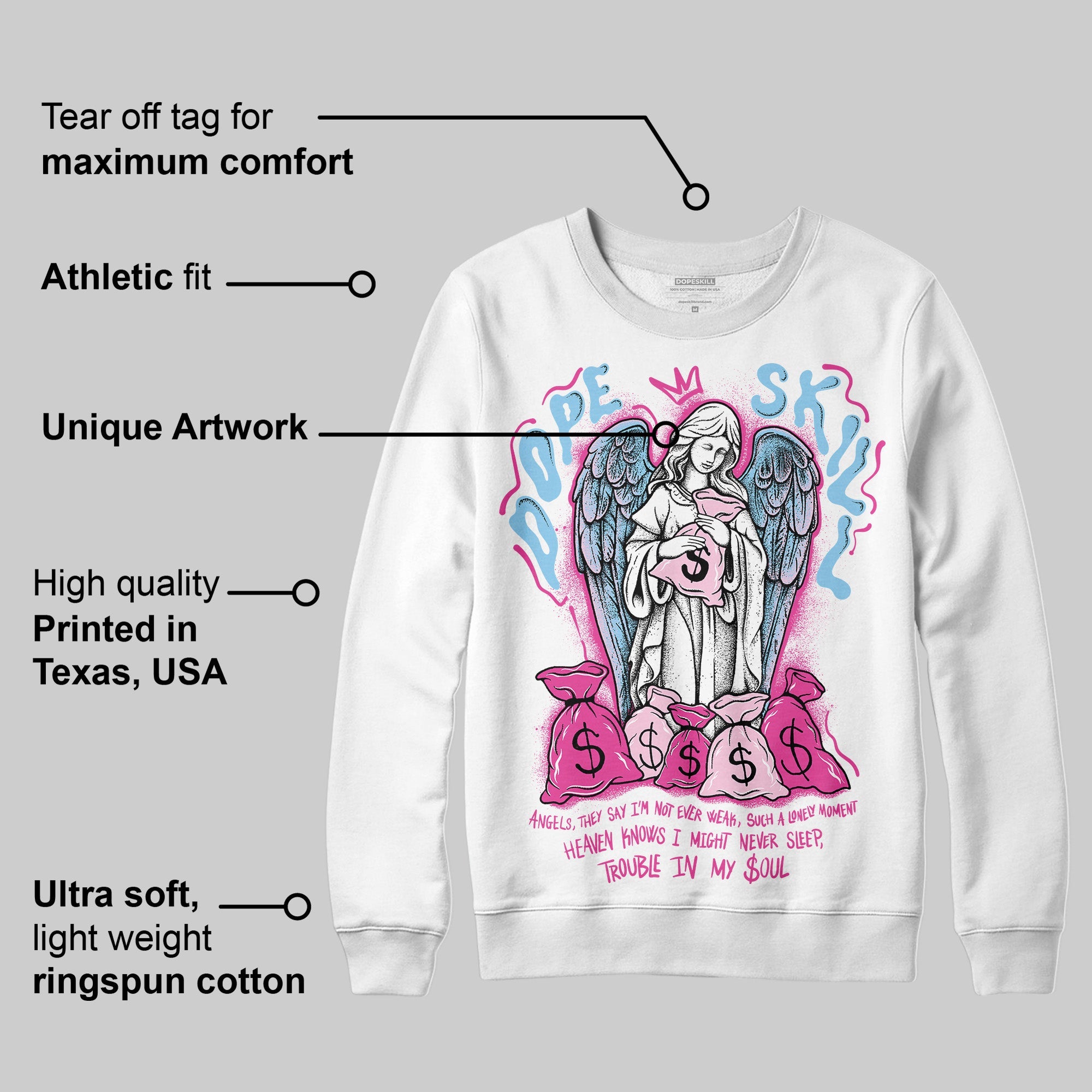 Doernbecher 6s superstreetwear Sweatshirt Angels Graphic