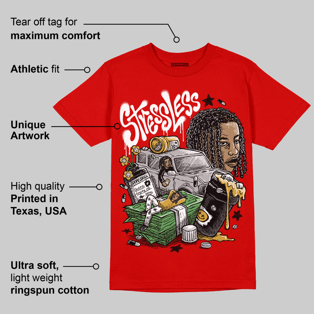 Bred Velvet 11s superstreetwear Red T-shirt Stressless Graphic