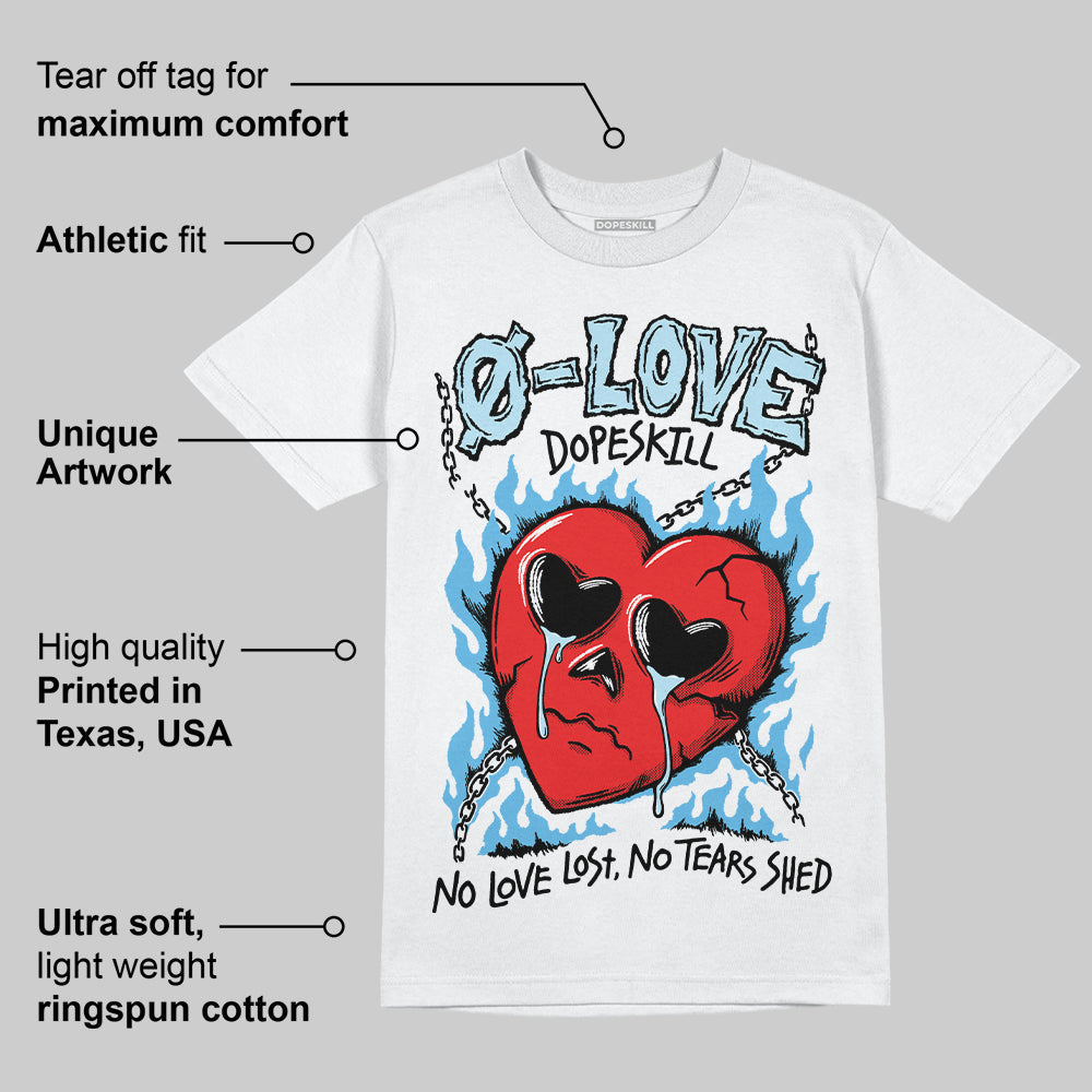 Legend Blue 11s superstreetwear T-Shirt Crying Heart Graphic