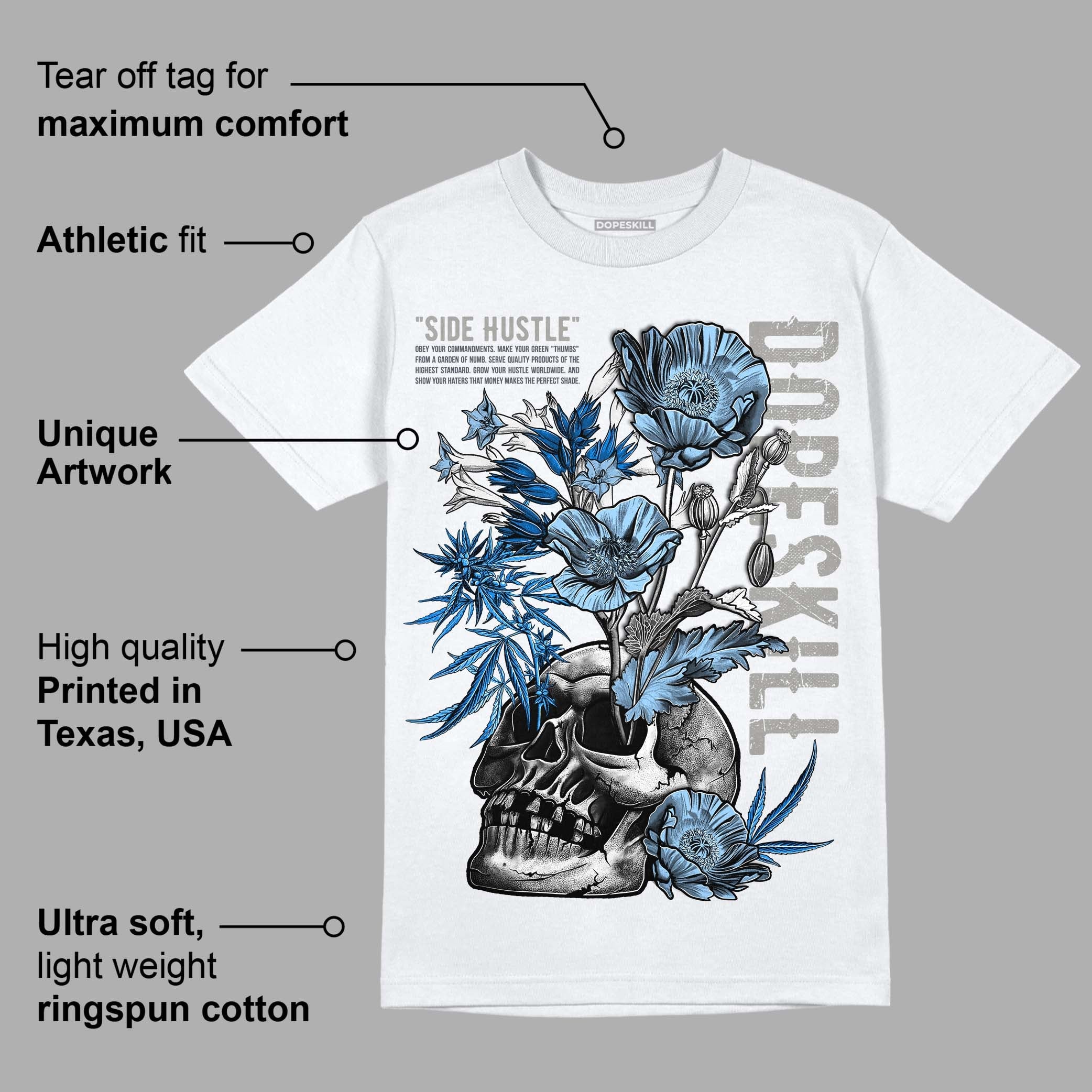 Cool Grey 6s superstreetwear T-Shirt Side Hustle Graphic