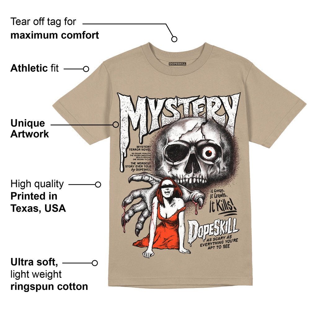 Latte 1s superstreetwear Medium Brown T-shirt Mystery Ghostly Grasp Graphic