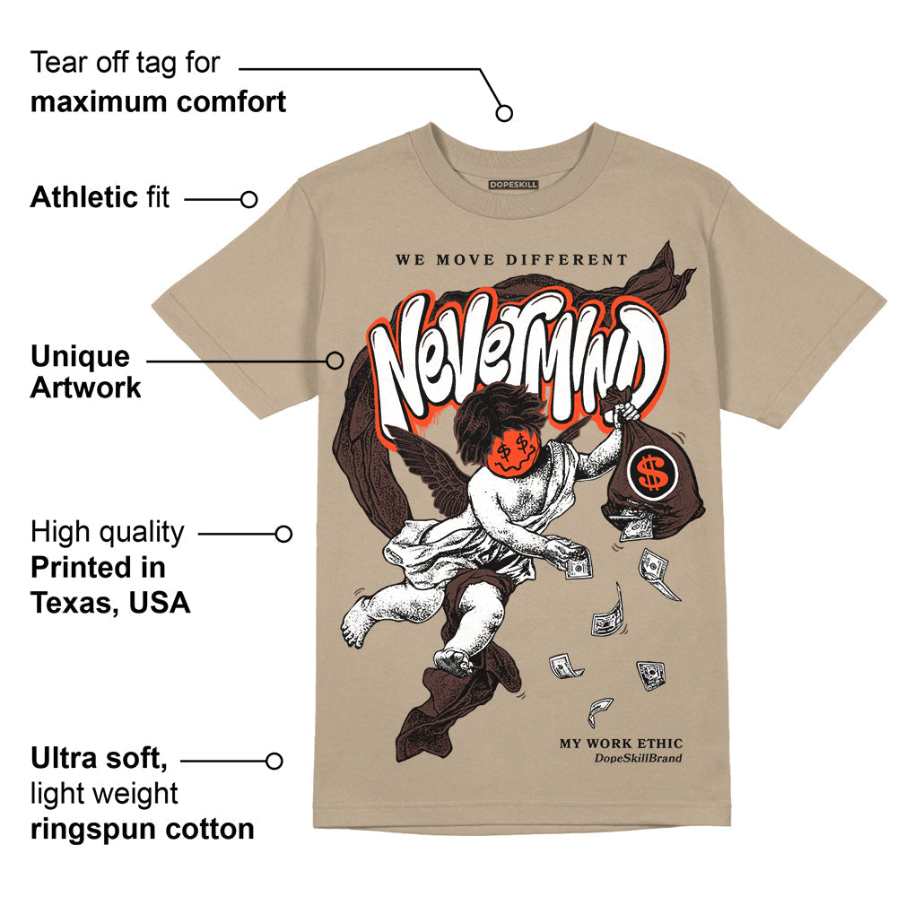 Latte 1s superstreetwear Medium Brown T-shirt Nevermind Graphic