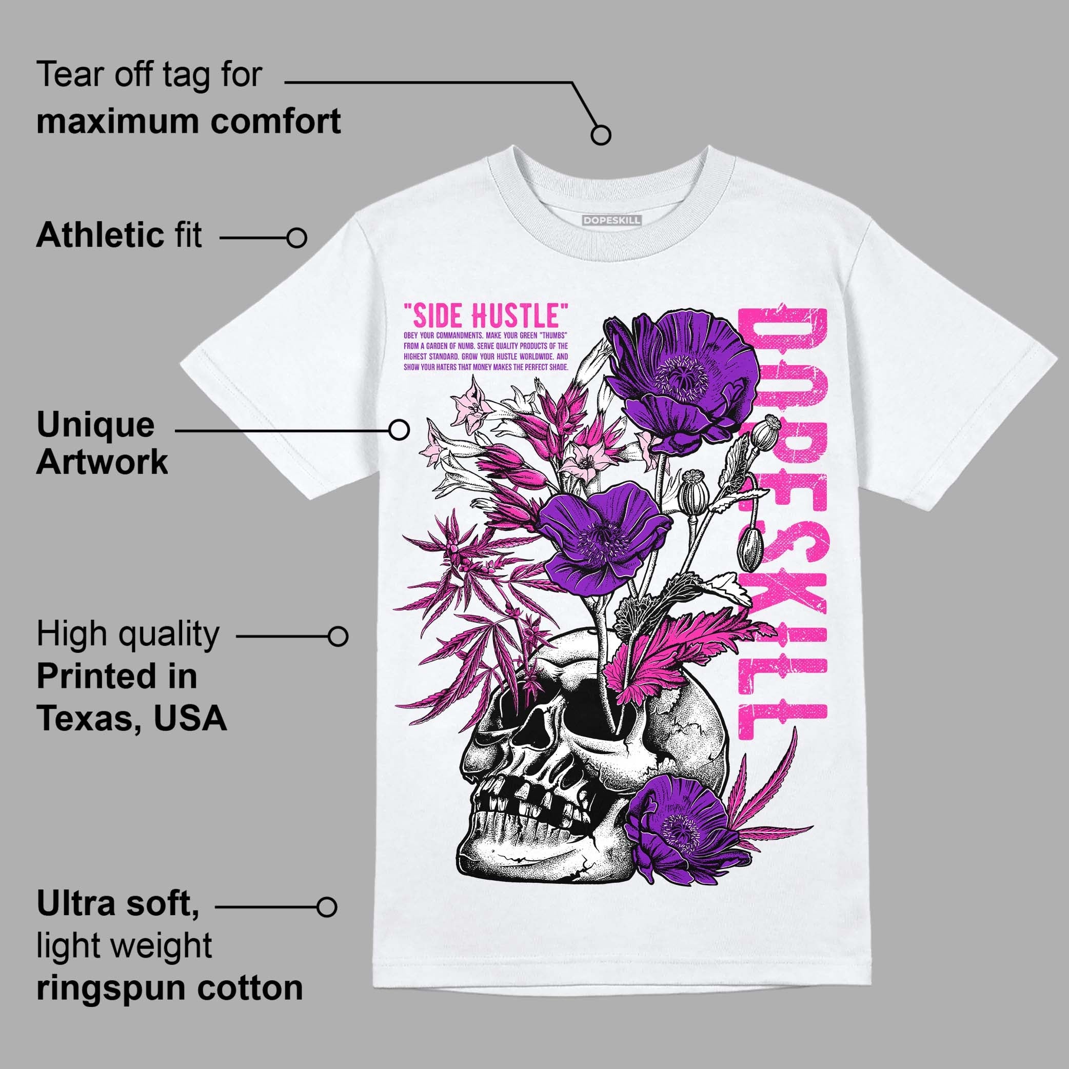 Pink Collection superstreetwear T-Shirt Side Hustle Graphic