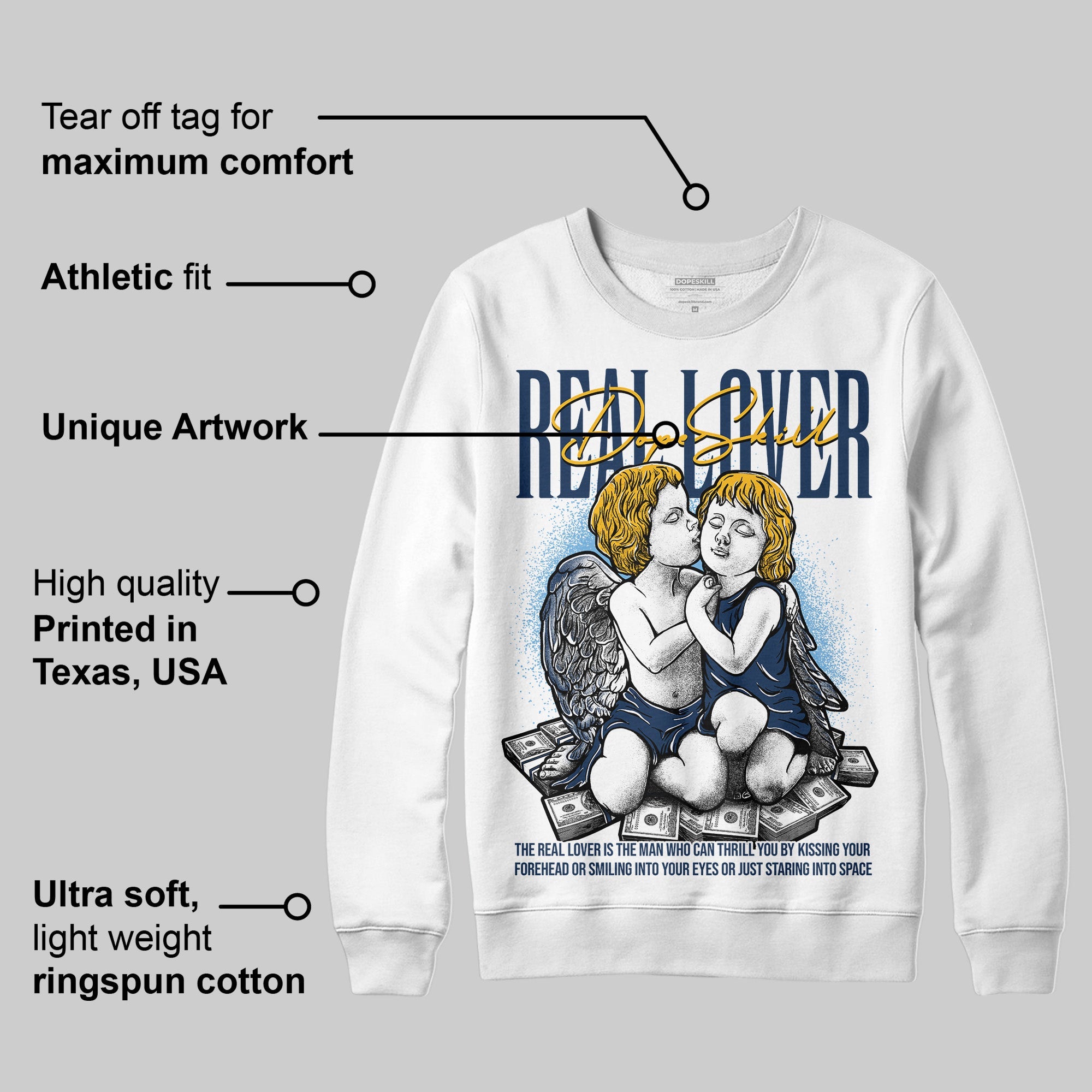 Retro Dunk From Above 4s superstreetwear Sweatshirt Real Lover Graphic