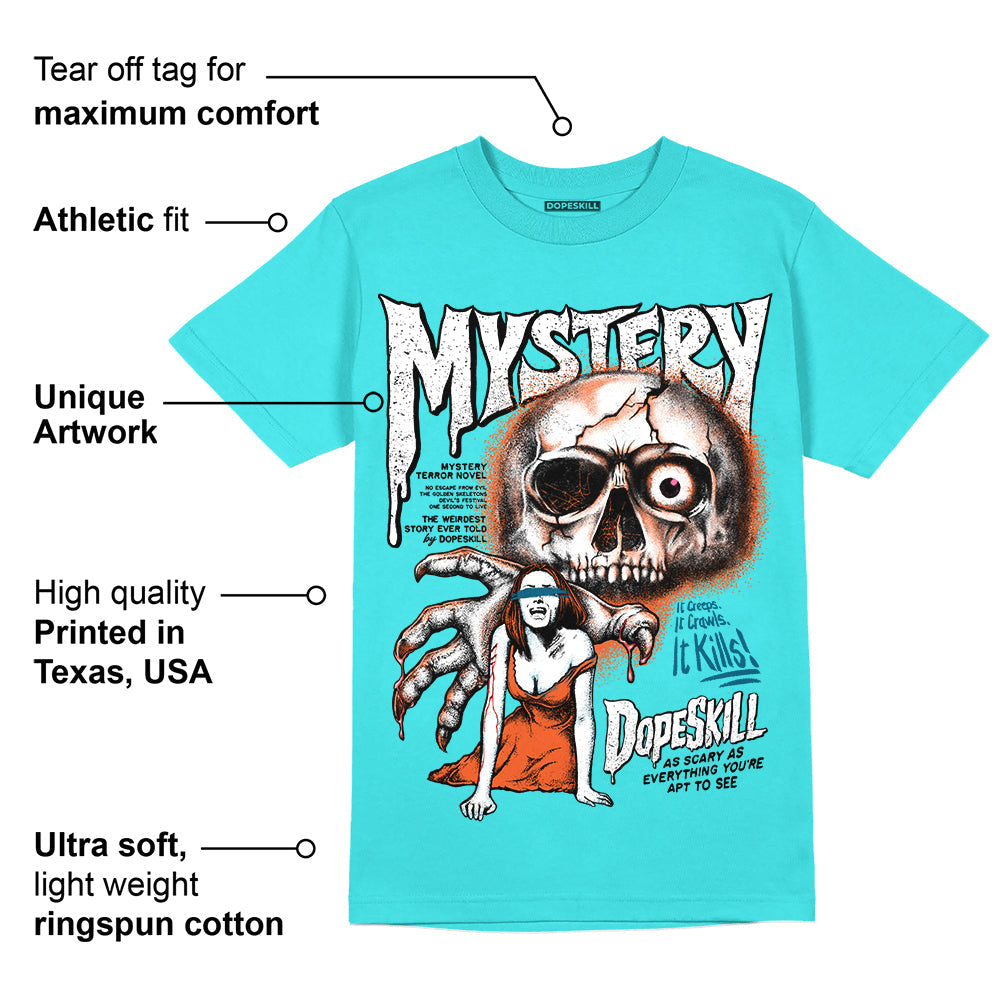 Dunk Dolphins superstreetwear Tahiti Blue T-shirt Mystery Ghostly Grasp Graphic