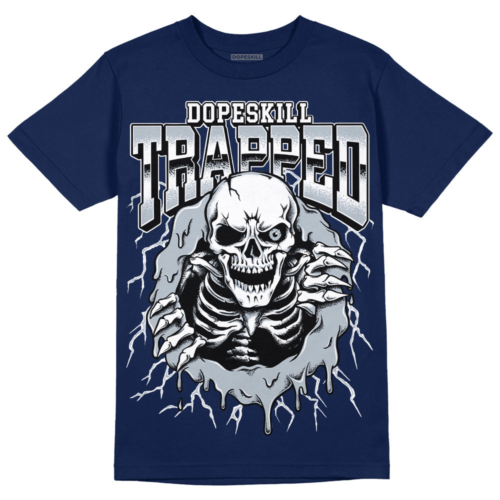 Midnight Navy 11s superstreetwear T-shirt Trapped Halloween Graphic