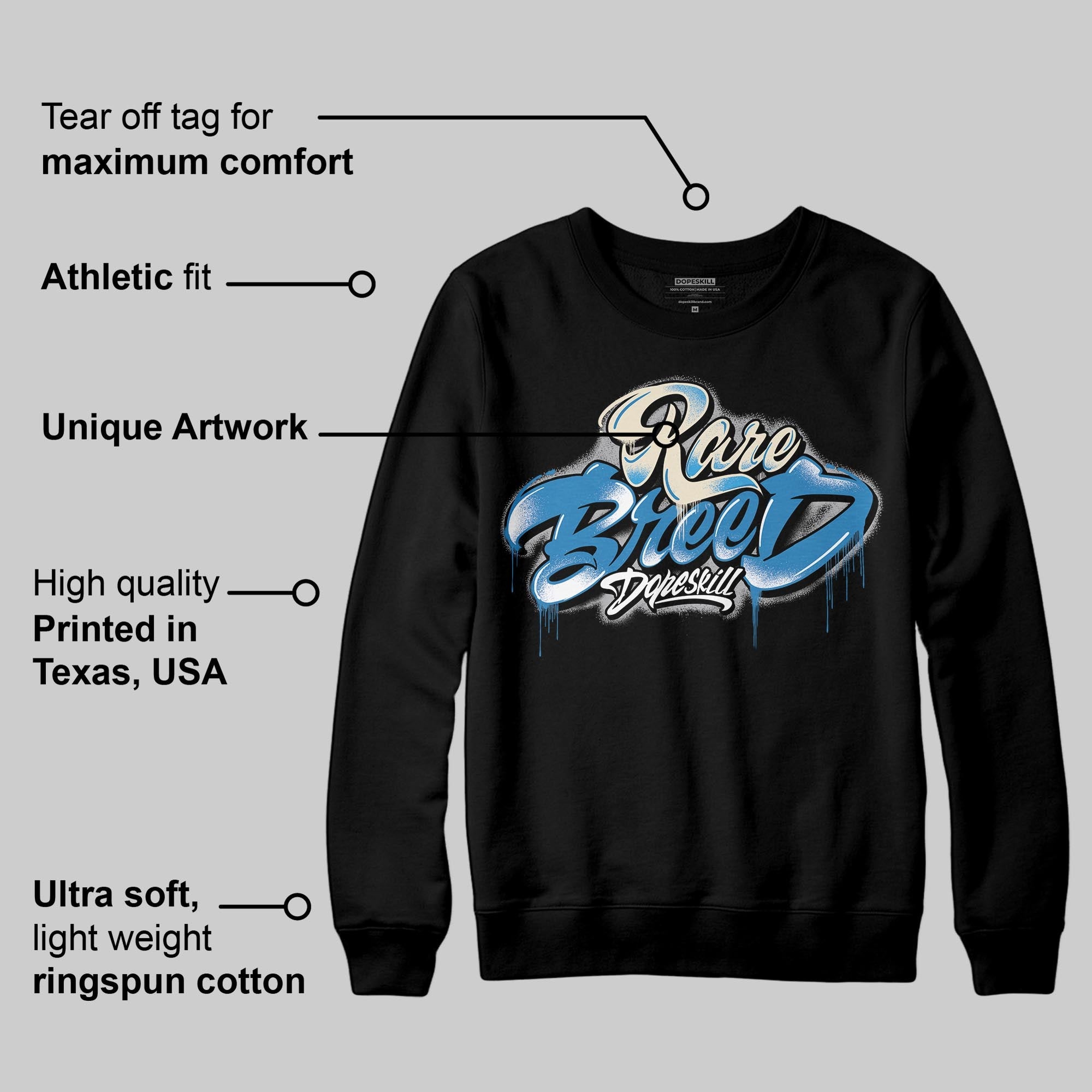 Rare Air 3s superstreetwear Sweatshirt Rare Breed Type Graphic