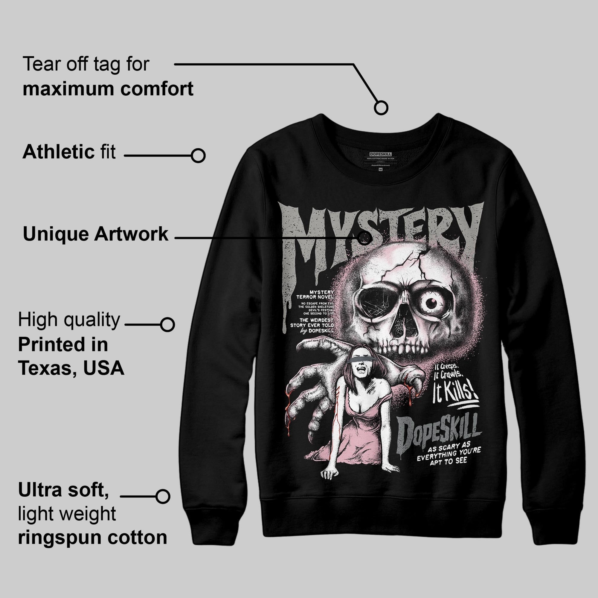 Max 95 OG ¡°Pink Foam¡± superstreetwear Sweatshirt Mystery Ghostly Grasp Graphic