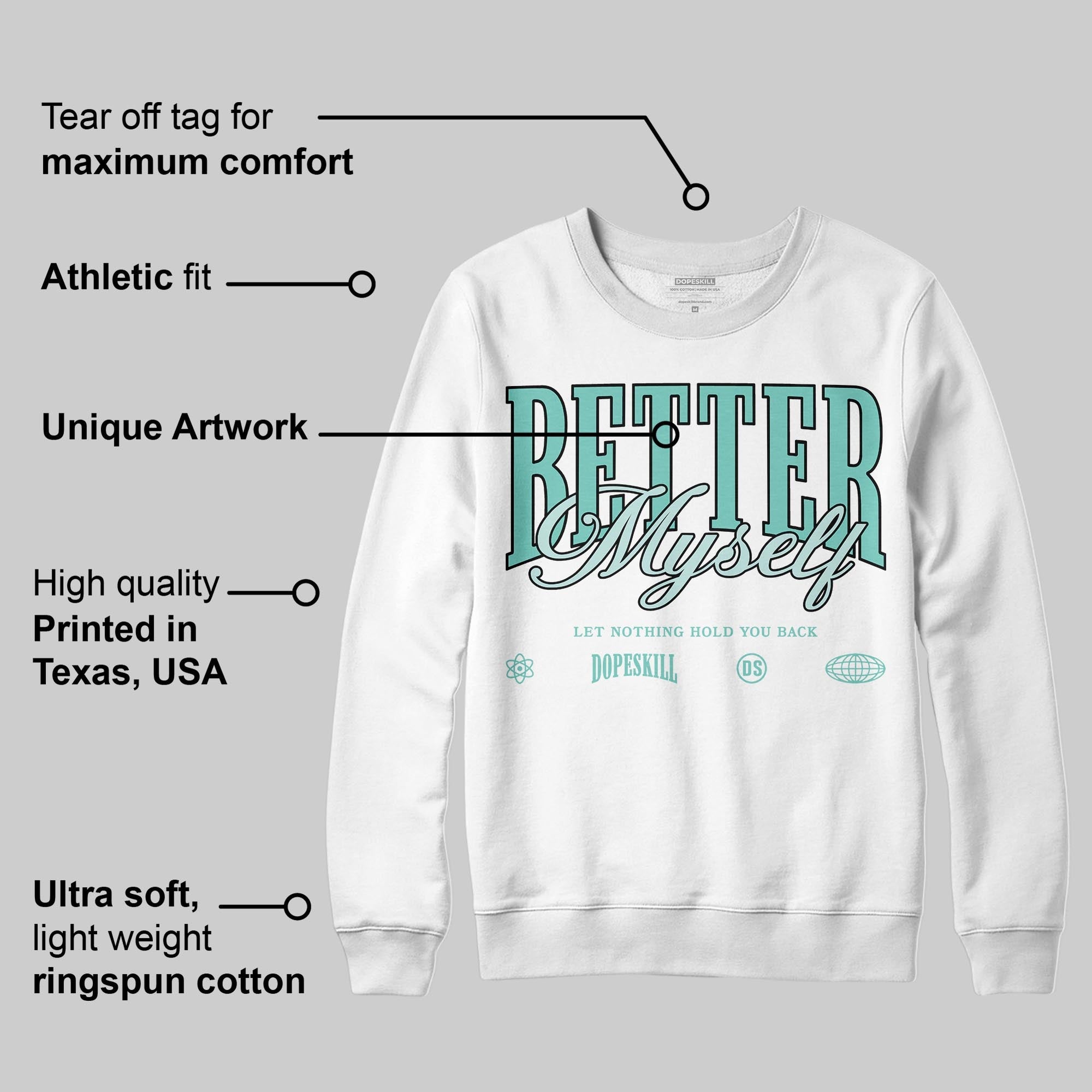 Igloo 11s superstreetwear Sweatshirt Better Myself Graphic