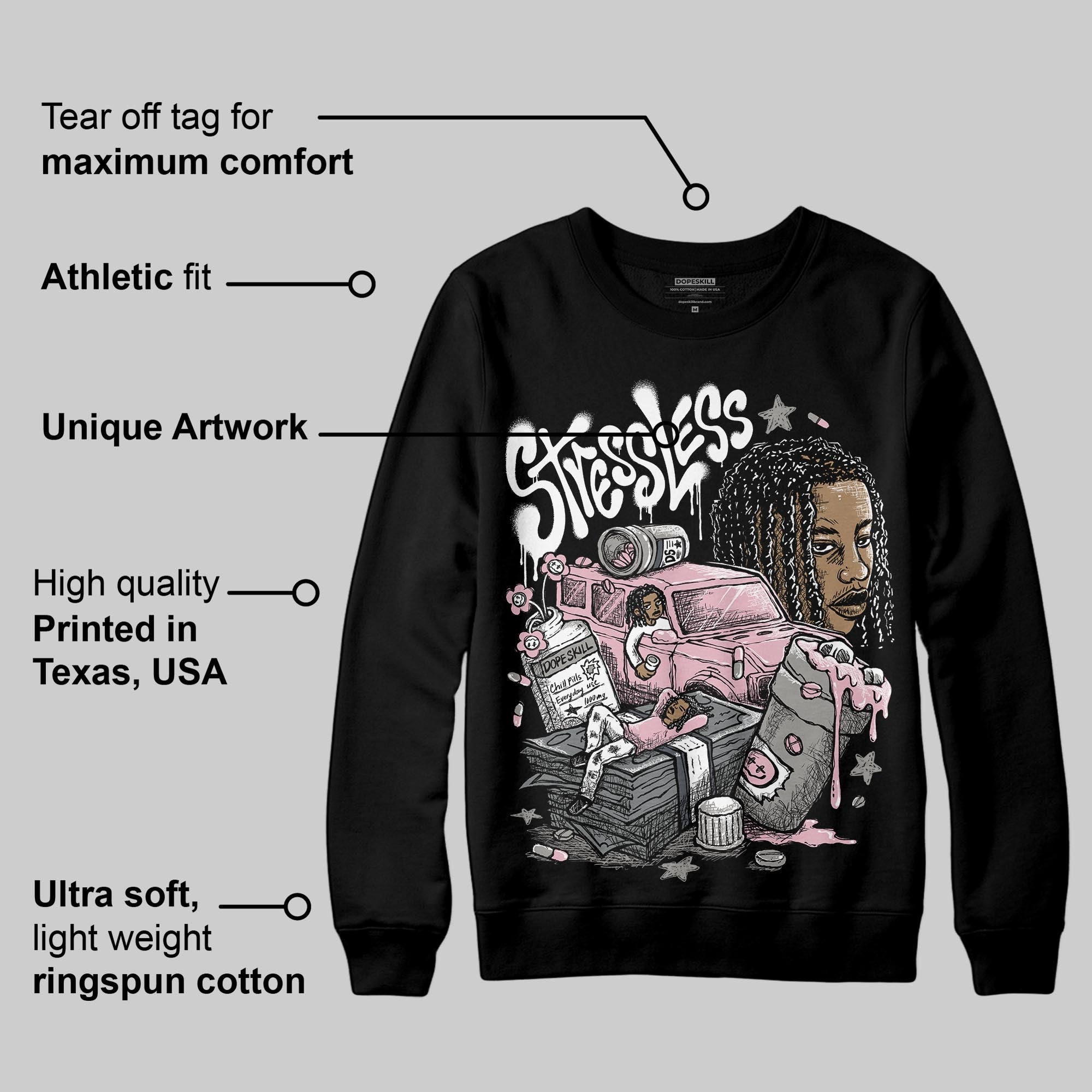 Max 95 OG ¡°Pink Foam¡± superstreetwear Sweatshirt Stressless Graphic