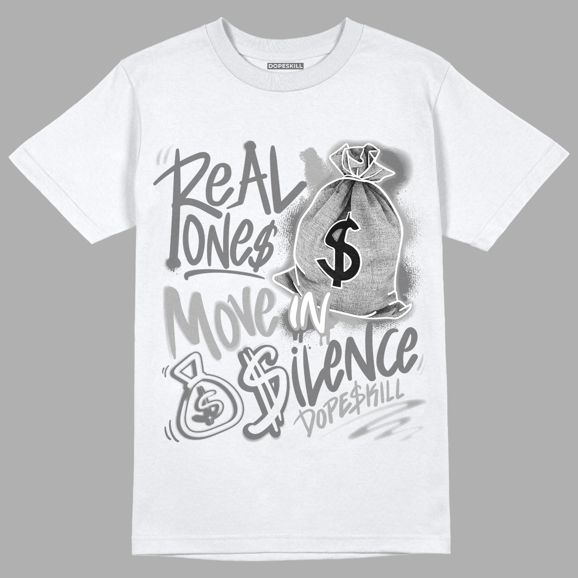 AJ 12 Stealth superstreetwear T-Shirt Real Ones Move In Silence Graphic