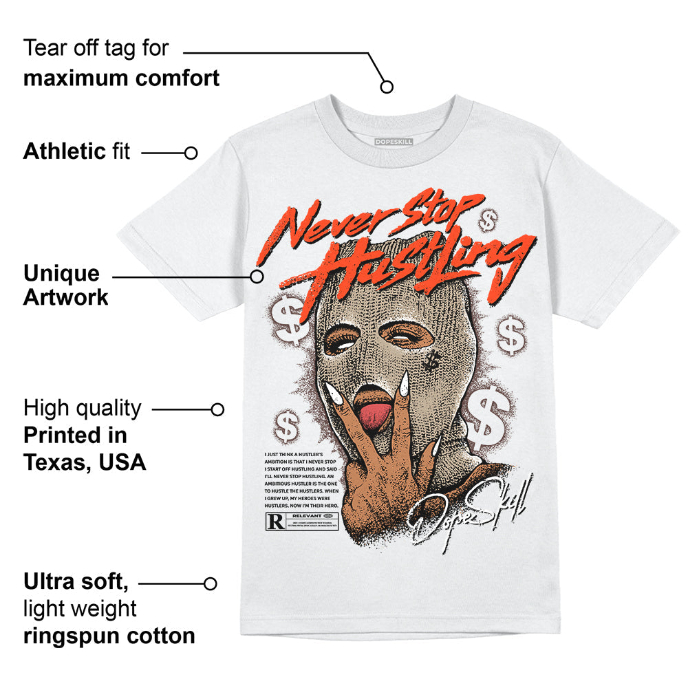 Latte 1s superstreetwear T-Shirt Never Stop Hustling Graphic