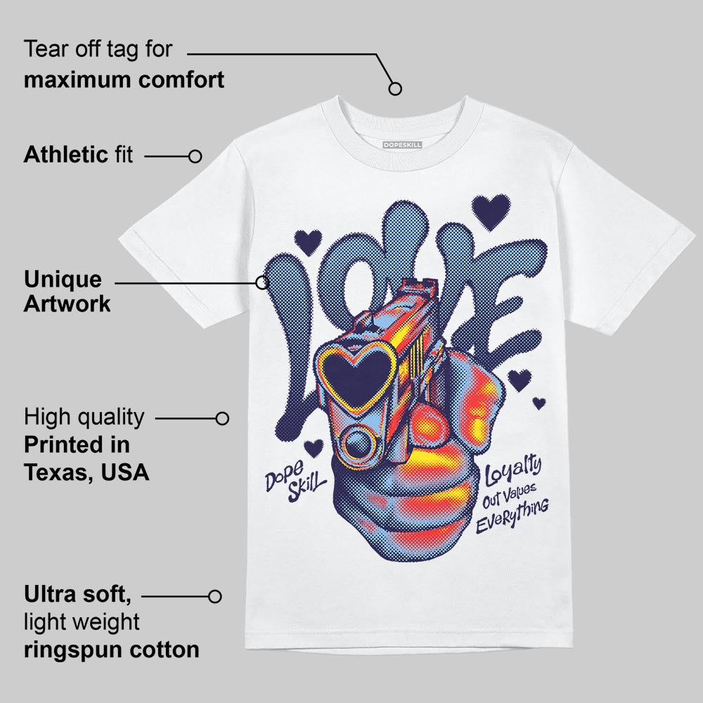 University Blue 6s superstreetwear T-Shirt Love Shot Graphic