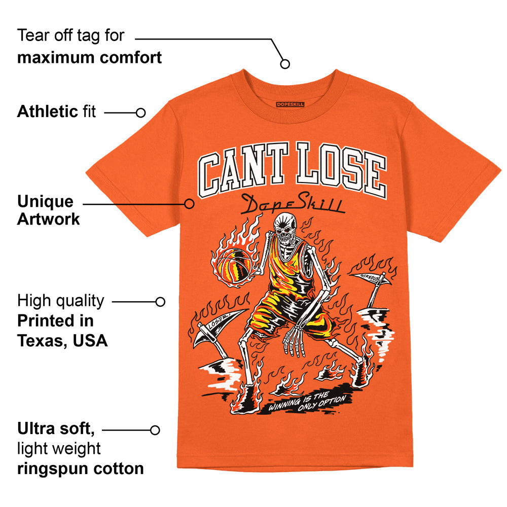 Georgia Peach 3s superstreetwear Orange T-shirt Cant Lose Graphic