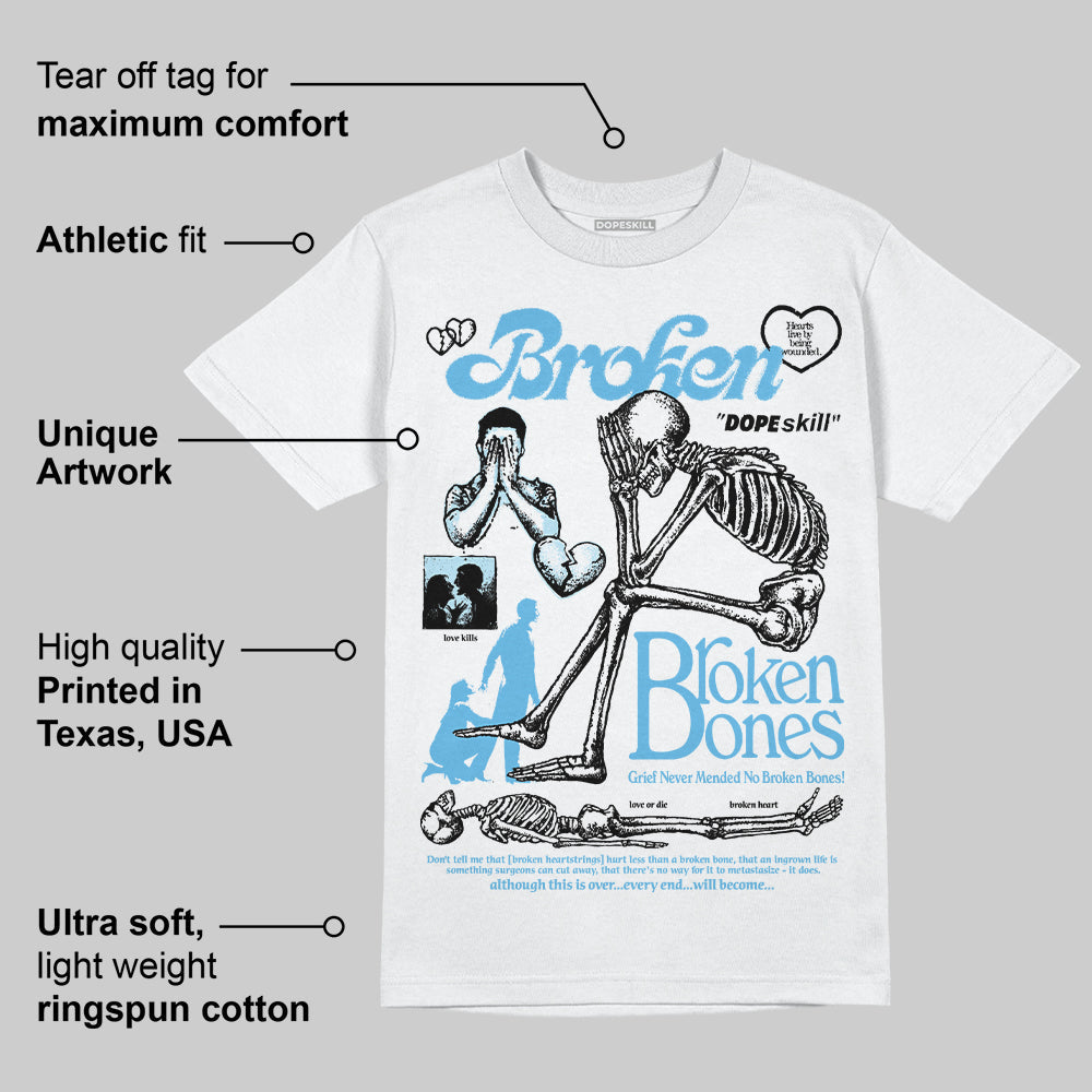 Legend Blue 11s superstreetwear T-Shirt Broken Bones Graphic