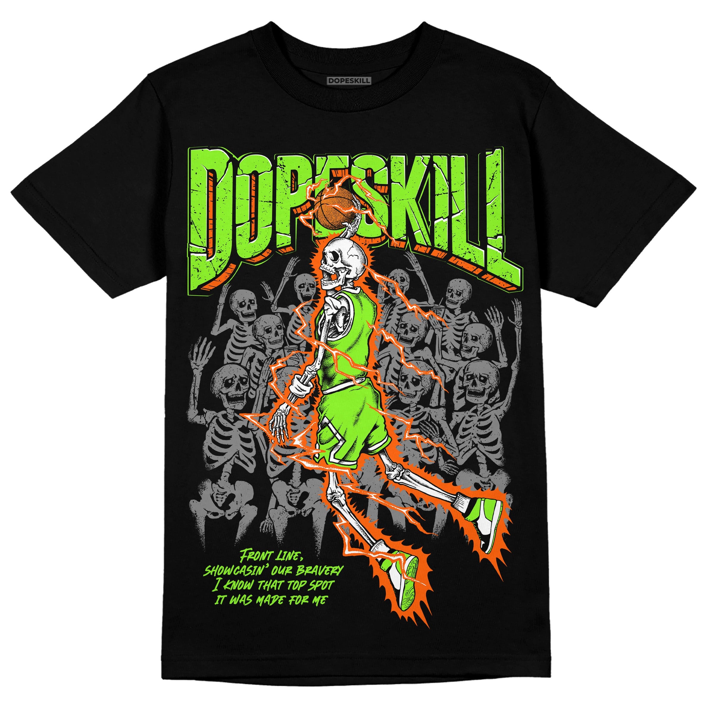 Neon Green Collection superstreetwear T-Shirt Thunder Dunk Graphic