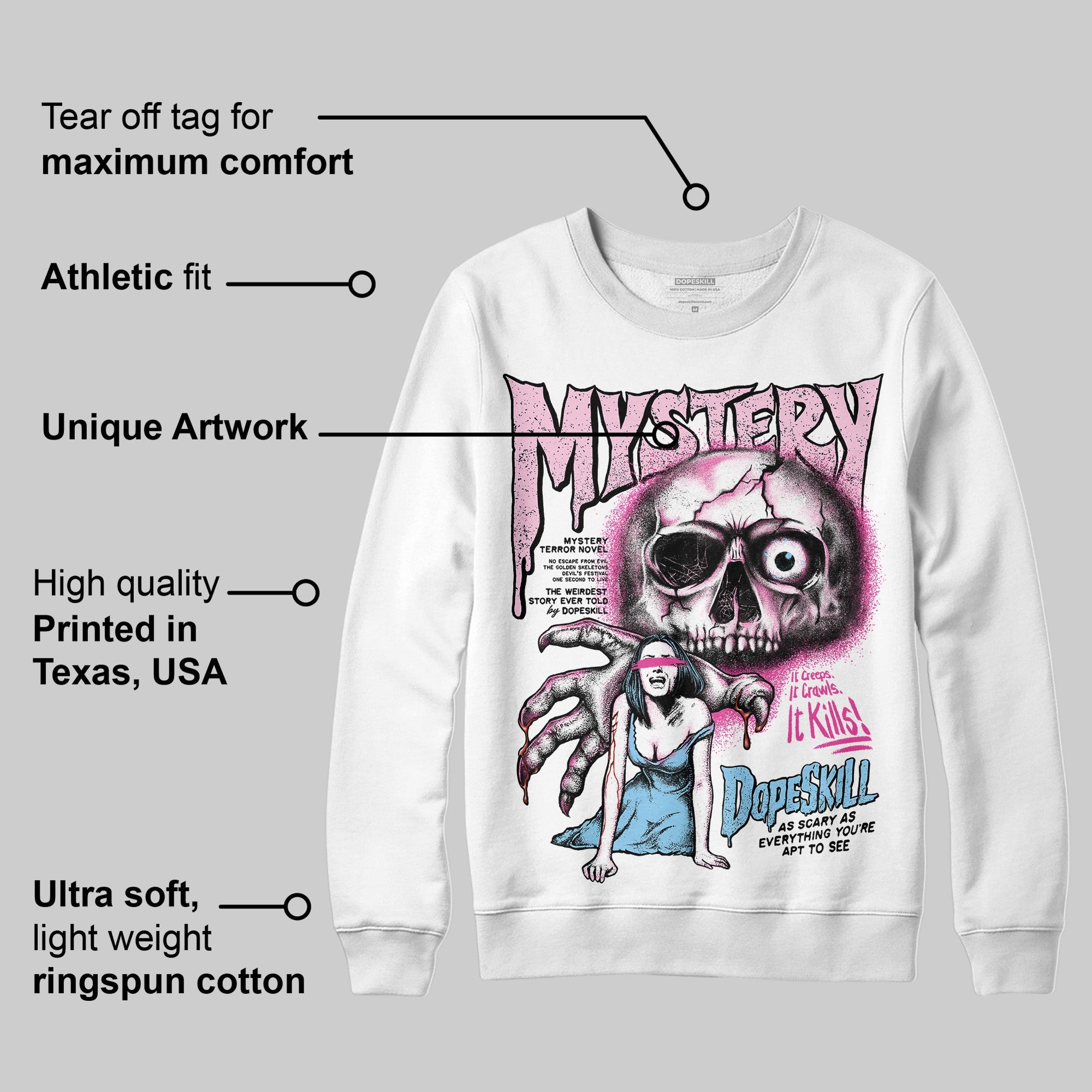 Doernbecher 6s superstreetwear Sweatshirt Mystery Ghostly Grasp Graphic