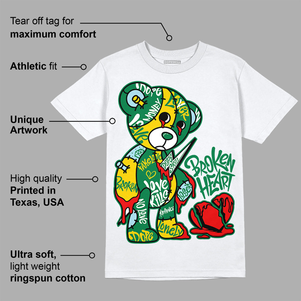 Lucky Green 5s superstreetwear T-Shirt Broken Heart Graphic