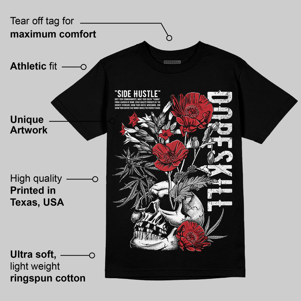 Bred Velvet 11s superstreetwear T-Shirt Side Hustle Graphic