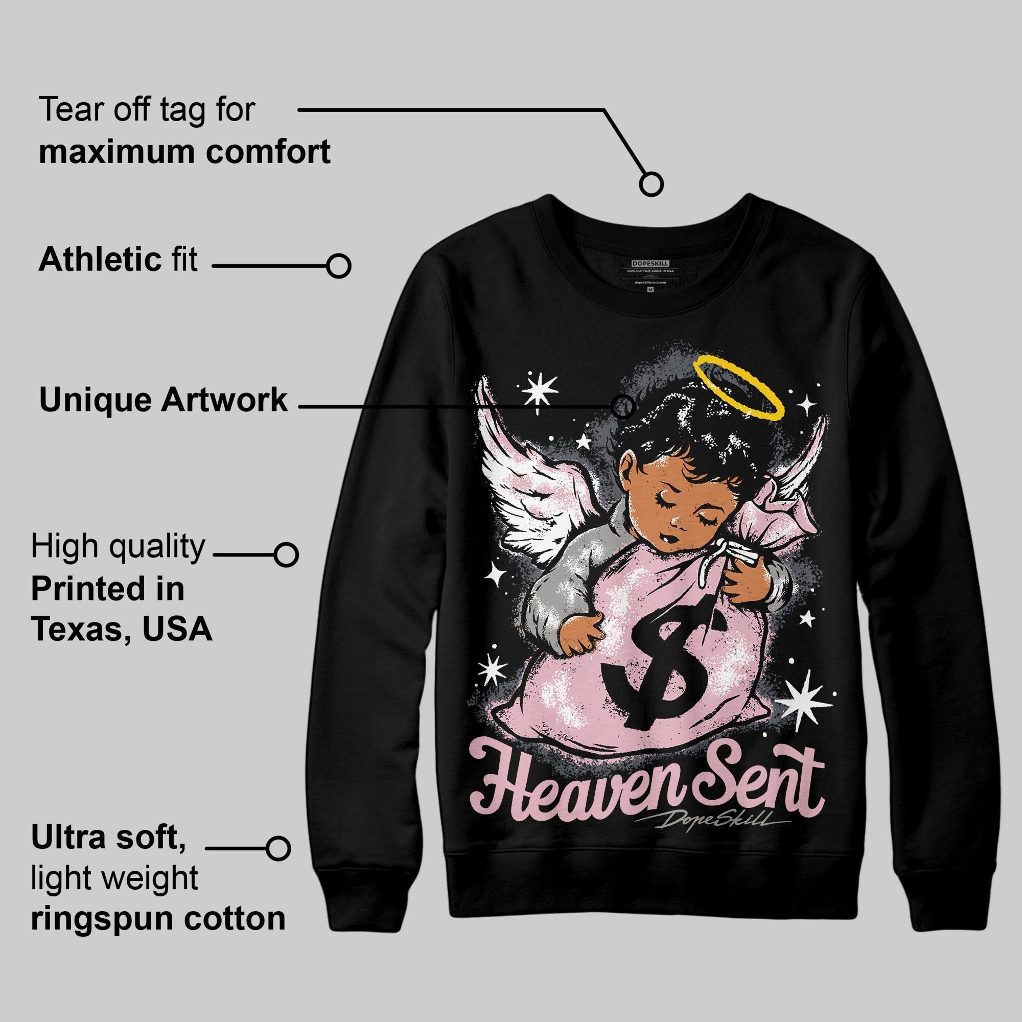 Max 95 OG ¡°Pink Foam¡± superstreetwear Sweatshirt Heaven Sent Graphic