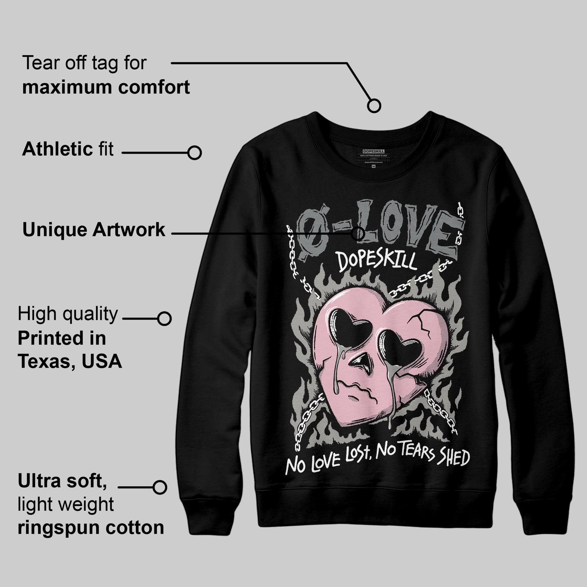 Max 95 OG ¡°Pink Foam¡± superstreetwear Sweatshirt Crying Heart Graphic