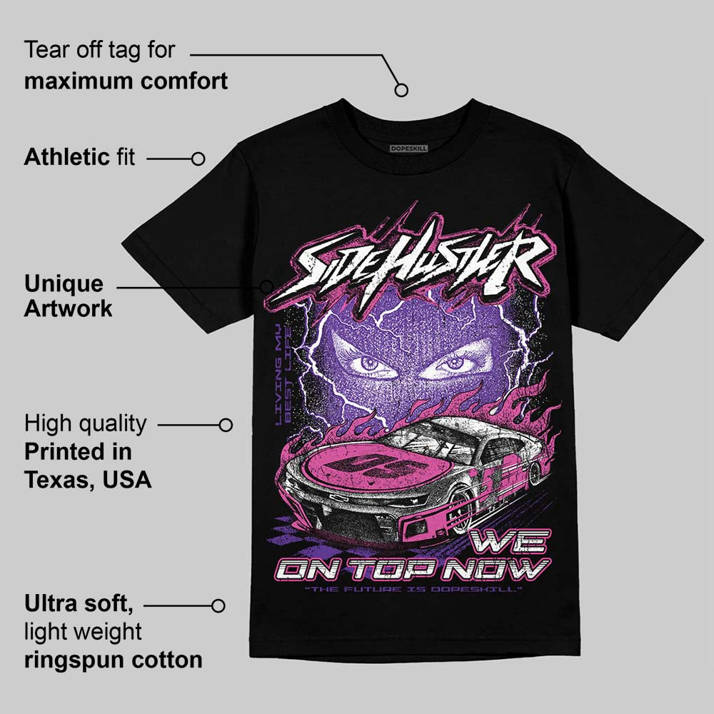 PURPLE Collection superstreetwear T-Shirt New Side Hustler Graphic
