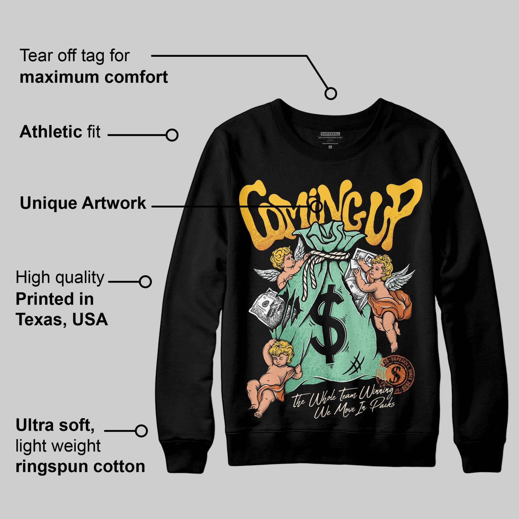 SB Dunk ¡°Rodeo¡± superstreetwear Sweatshirt Money Bag Coming Up Graphic