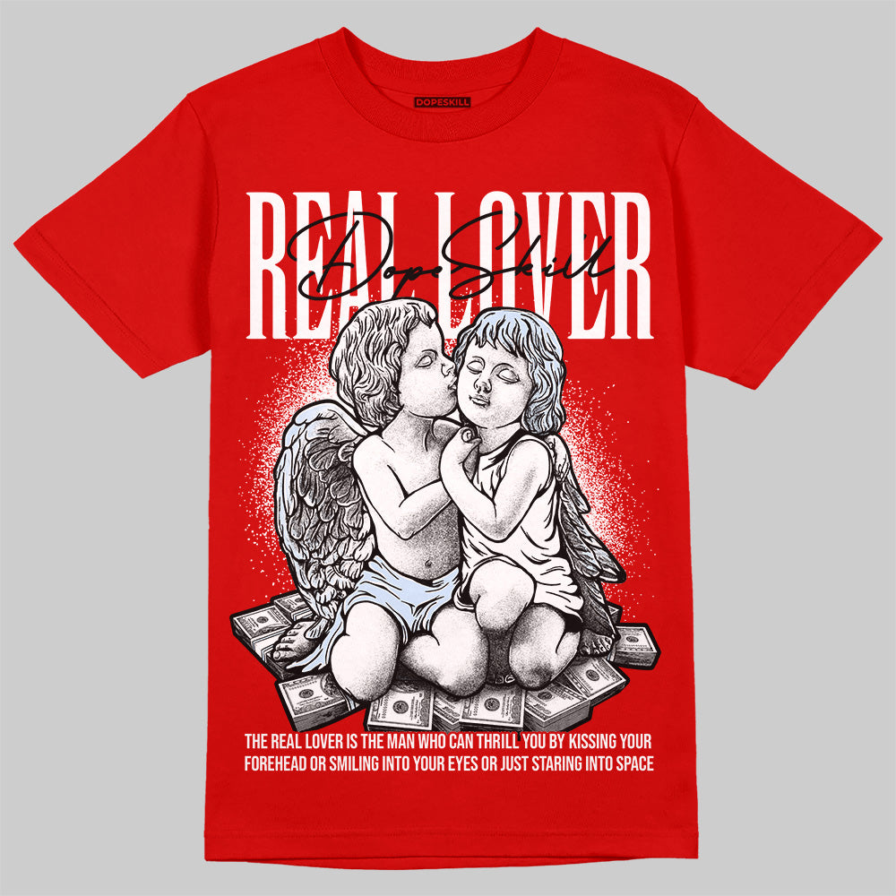 Cherry 11s superstreetwear Varsity Red T-shirt Real Lover Graphic