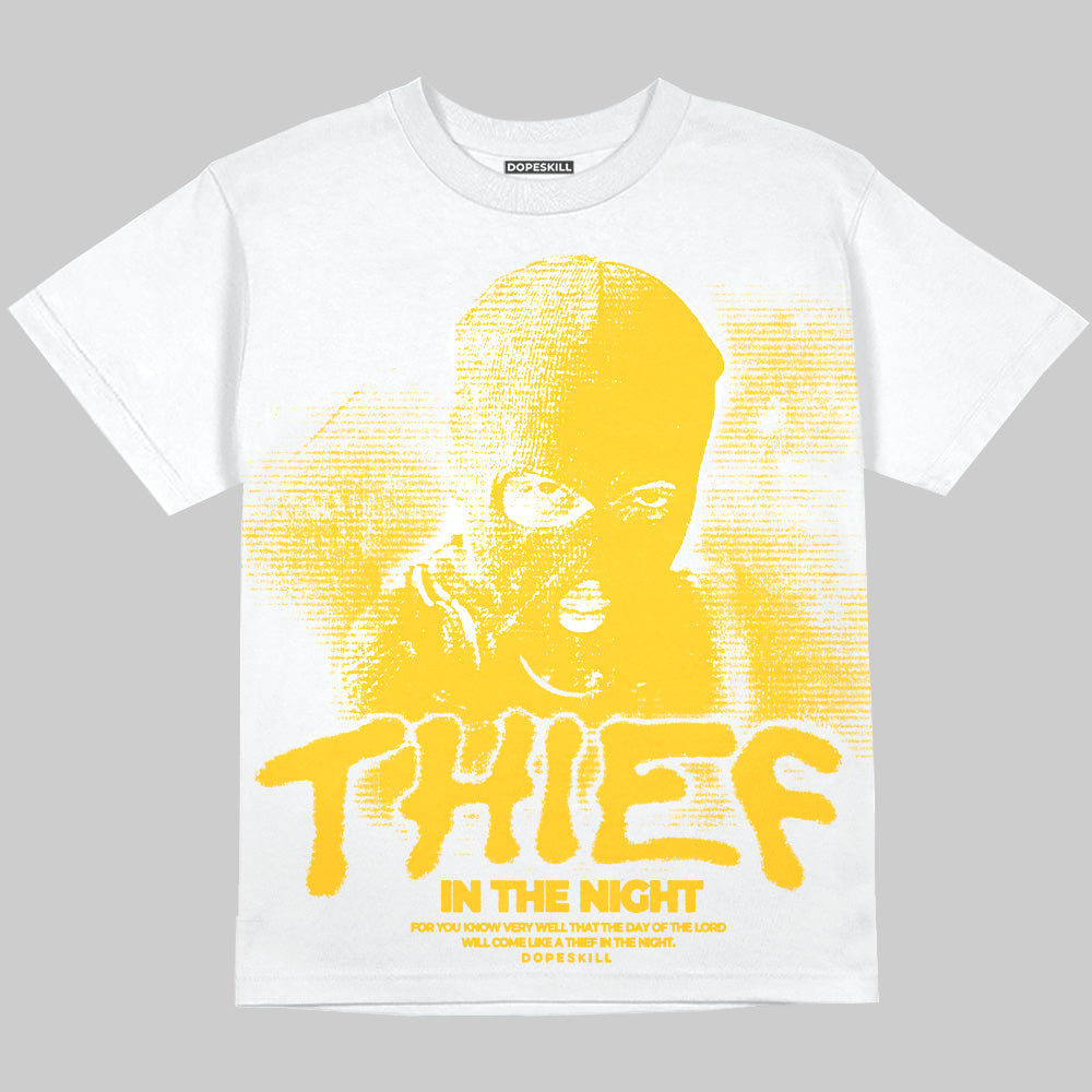 Yellow Collection superstreetwear Oversize Print T-Shirt Thief In The Night Graphic