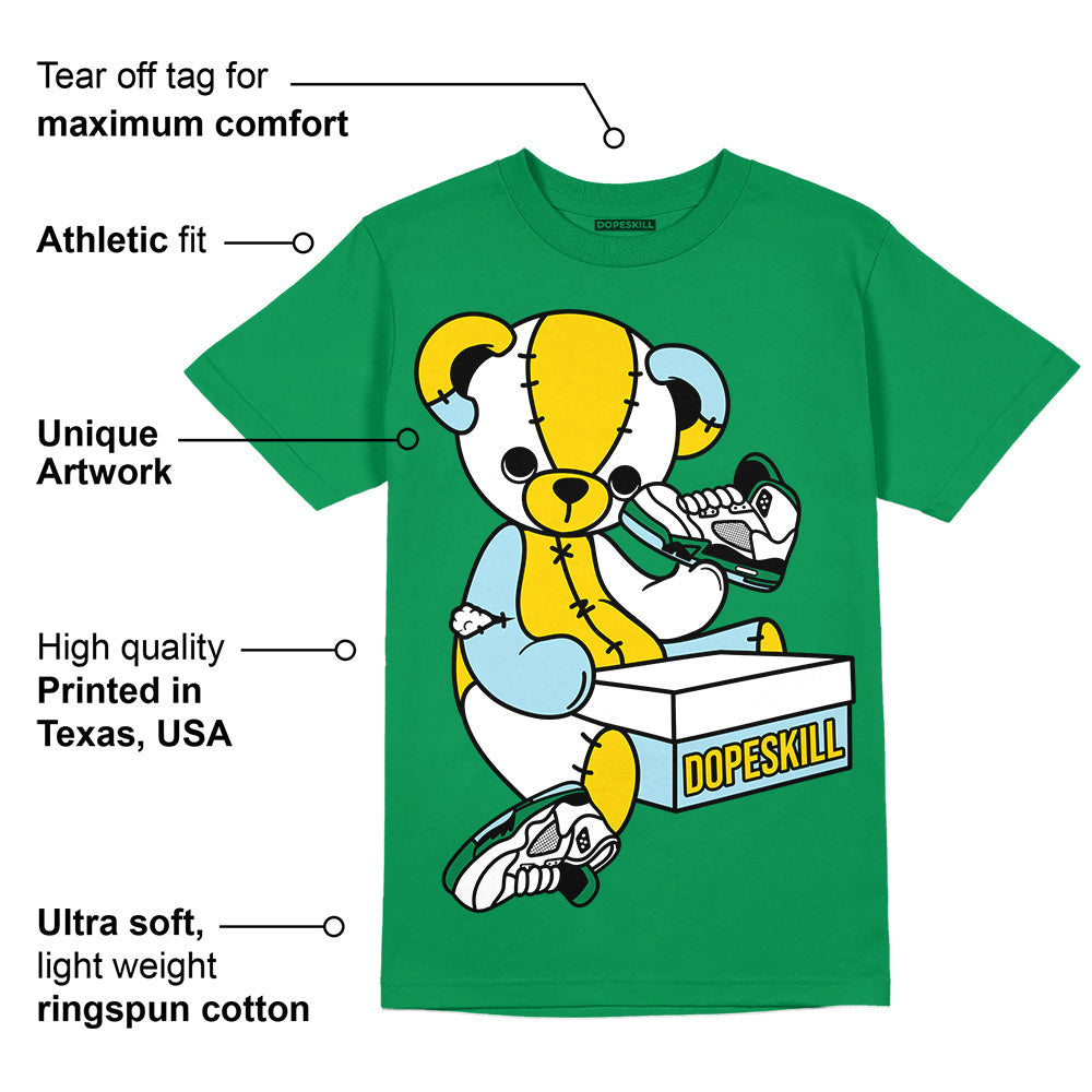 Lucky Green 5s superstreetwear Green T-shirt Sneakerhead BEAR Graphic