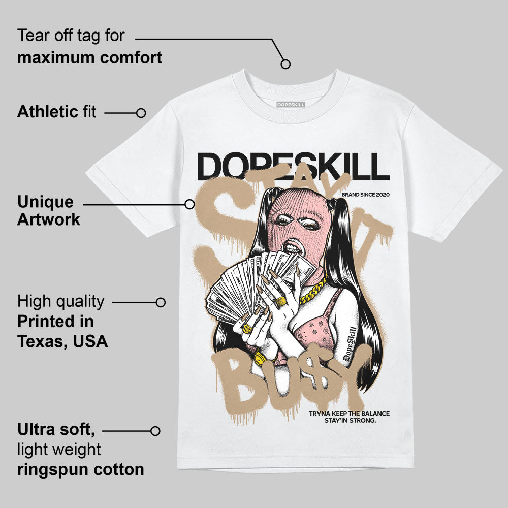 AIR FORCE 1 LINEN superstreetwear T-Shirt Stay It Busy Graphic