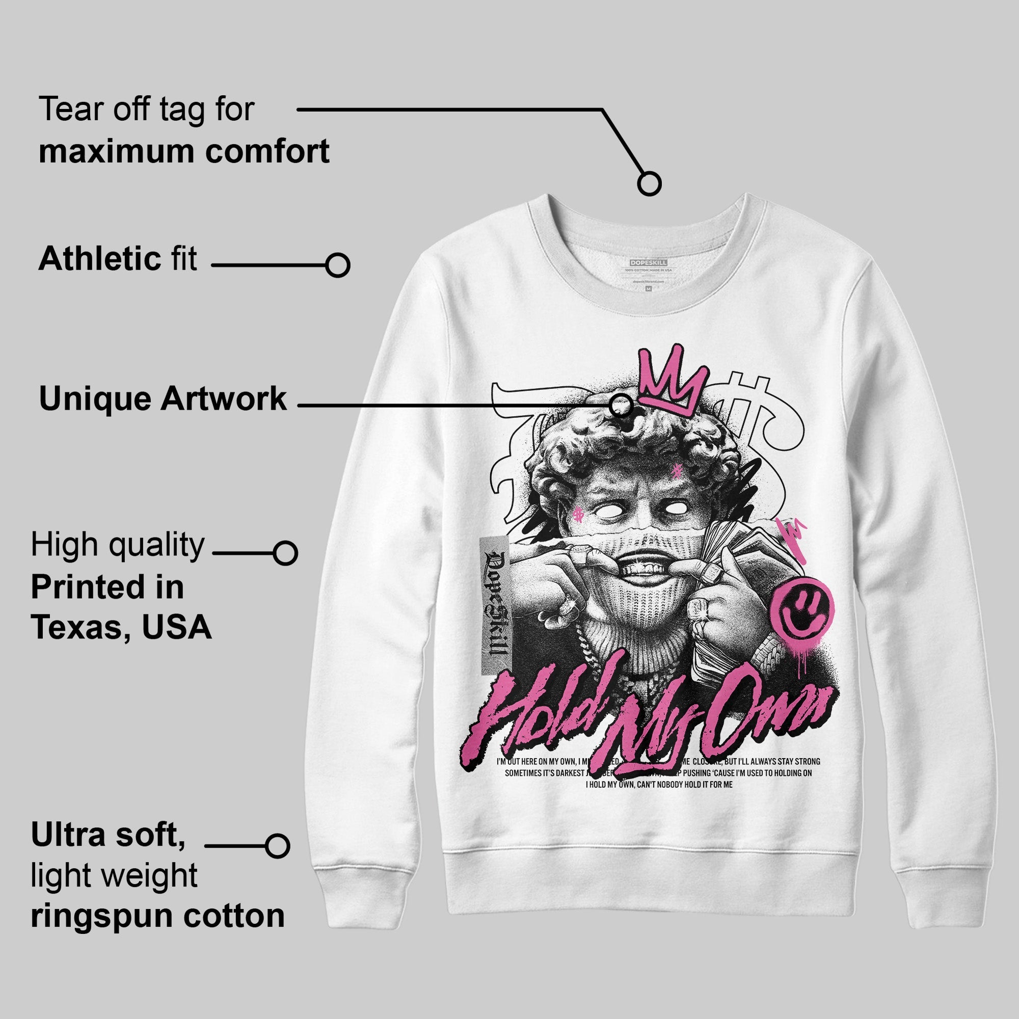 Kayano 14 Cream Sweet Pink superstreetwear Sweatshirt In My Way Graphic