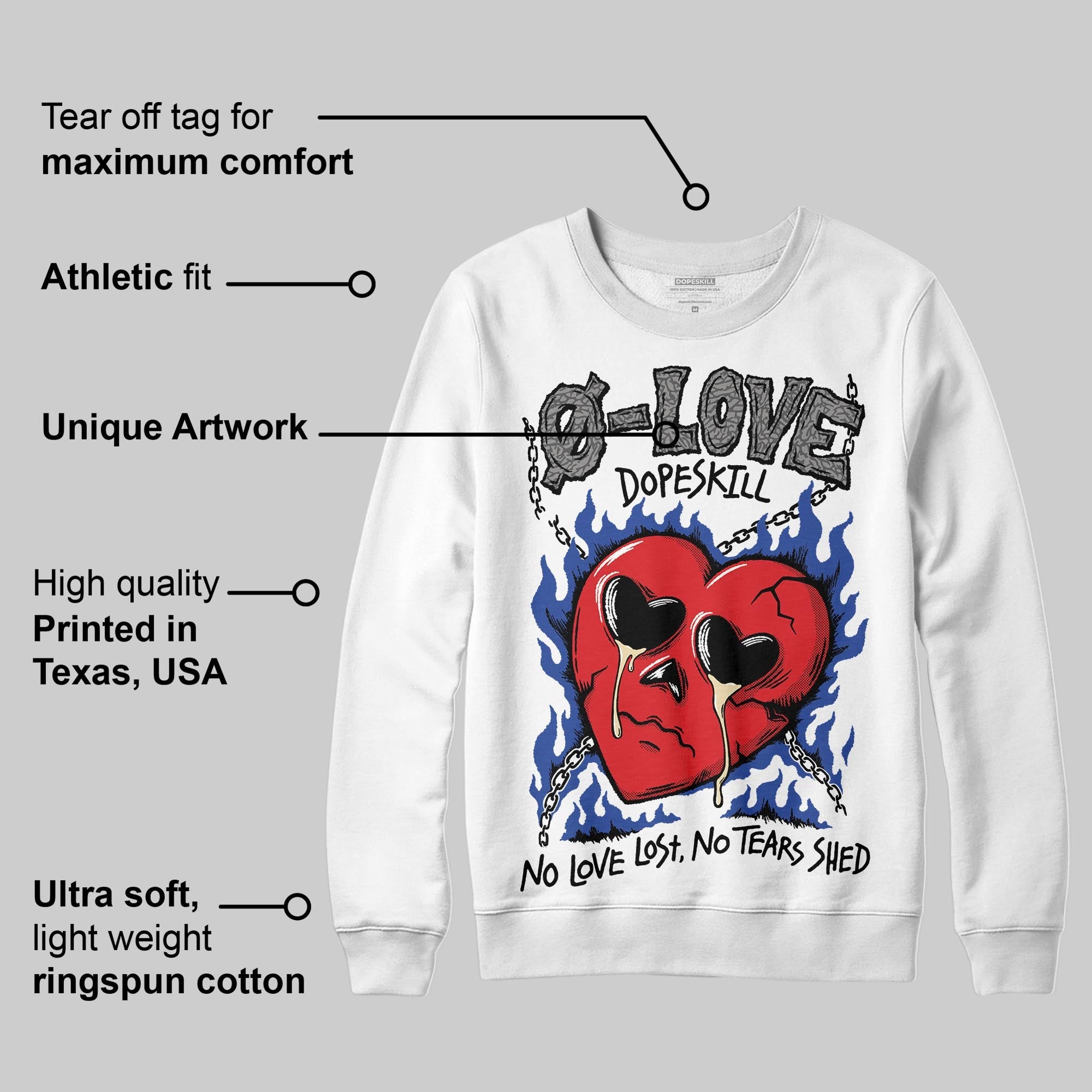 Seoul 2.0 3s superstreetwear Sweatshirt Crying Heart Graphic