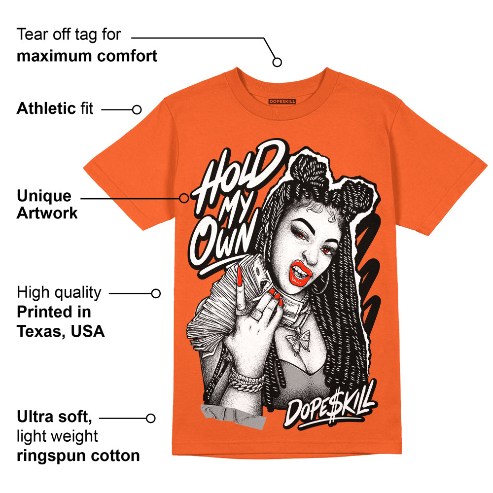 Georgia Peach 3s superstreetwear Orange T-shirt New H.M.O Graphic