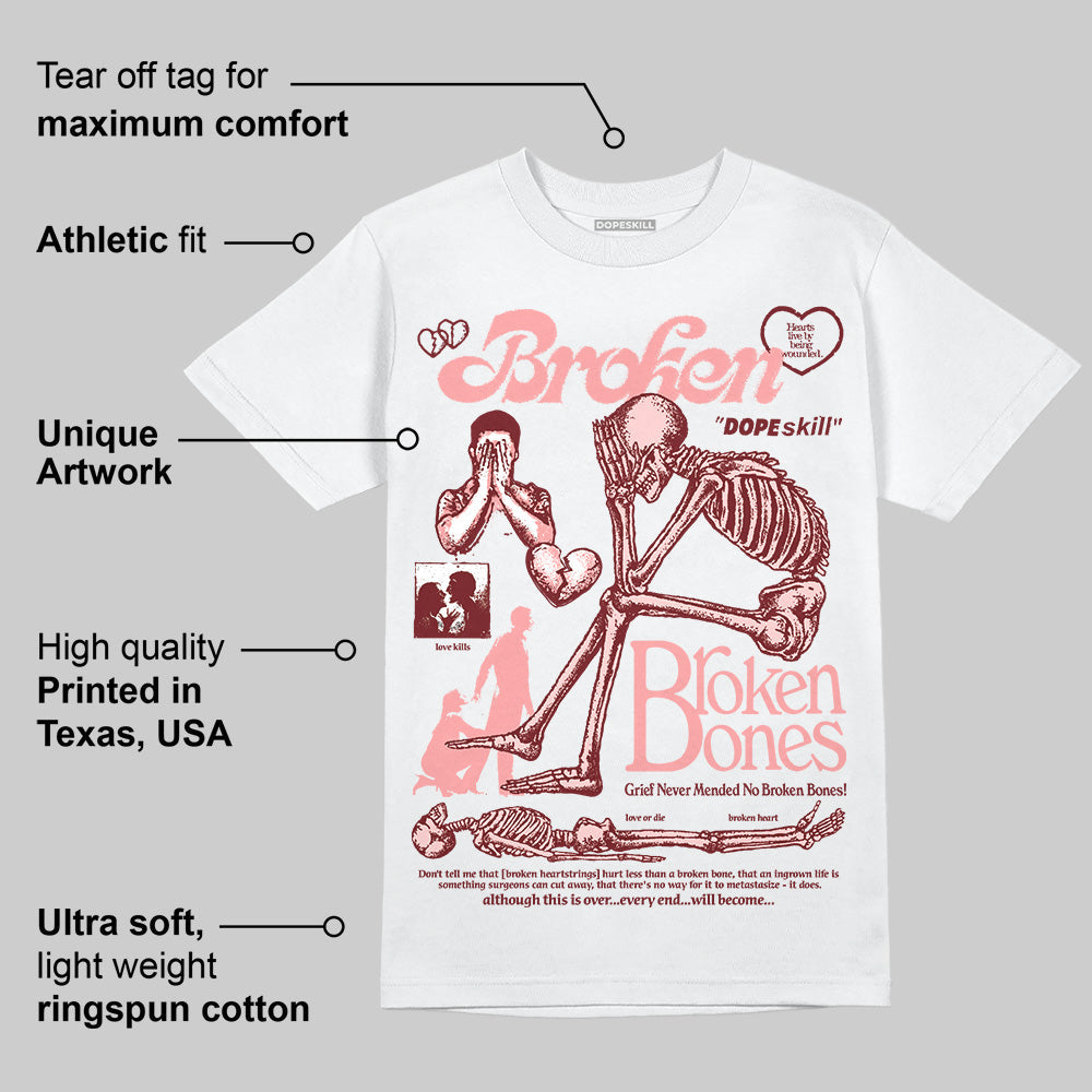 VALENTINE'S Day 3s superstreetwear T-Shirt Broken Bones Graphic