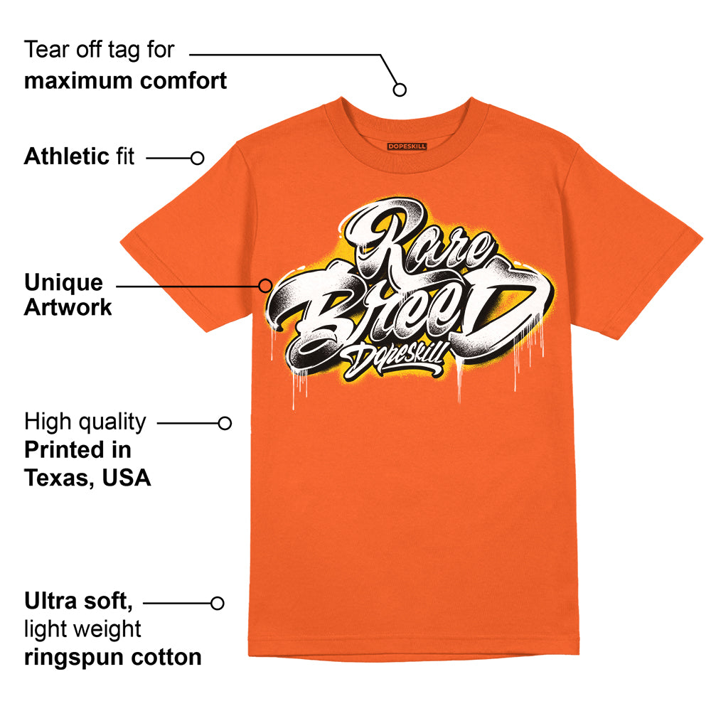 Georgia Peach 3s superstreetwear Orange T-shirt Rare Breed Type Graphic