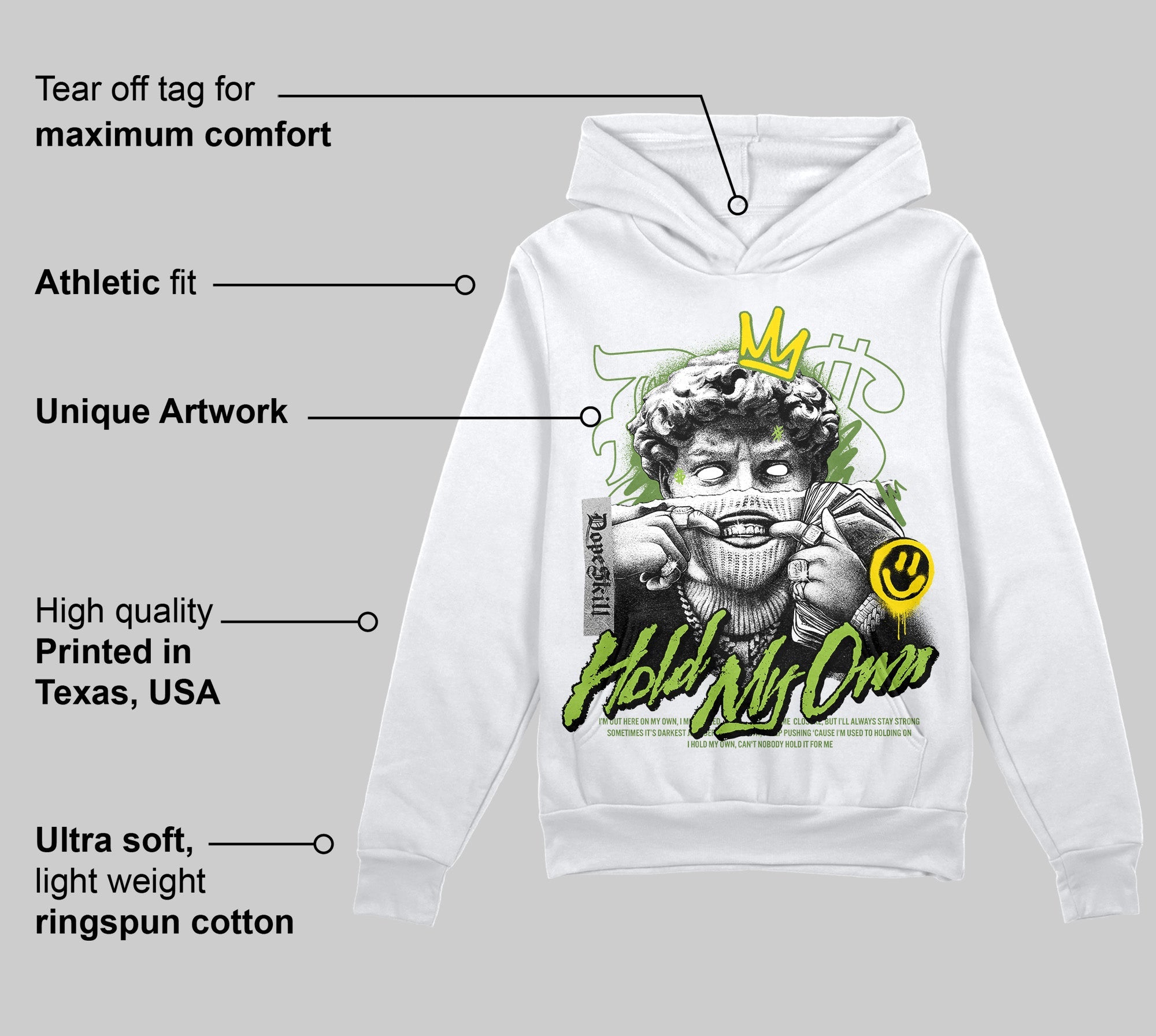 Dunk 'Chlorophyll' superstreetwear Hoodie Sweatshirt In My Way Graphic