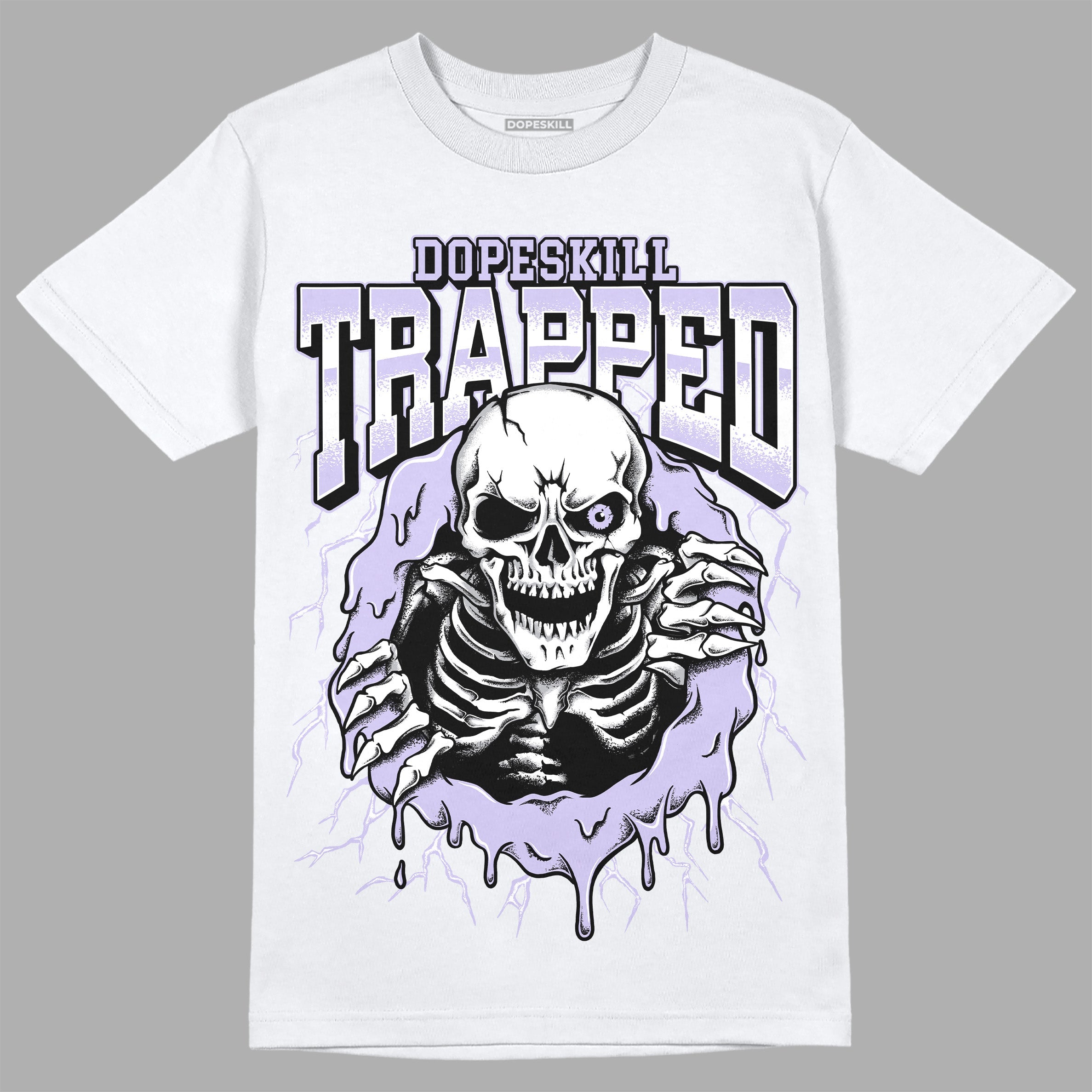 Pure Violet 11s Low superstreetwear T-Shirt Trapped Halloween Graphic