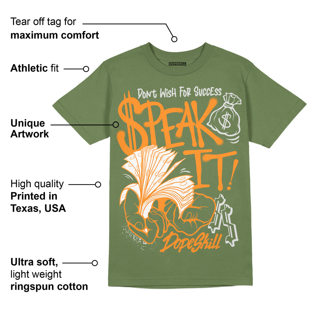 Olive 5s superstreetwear Olive T-shirt Speak It Graphic
