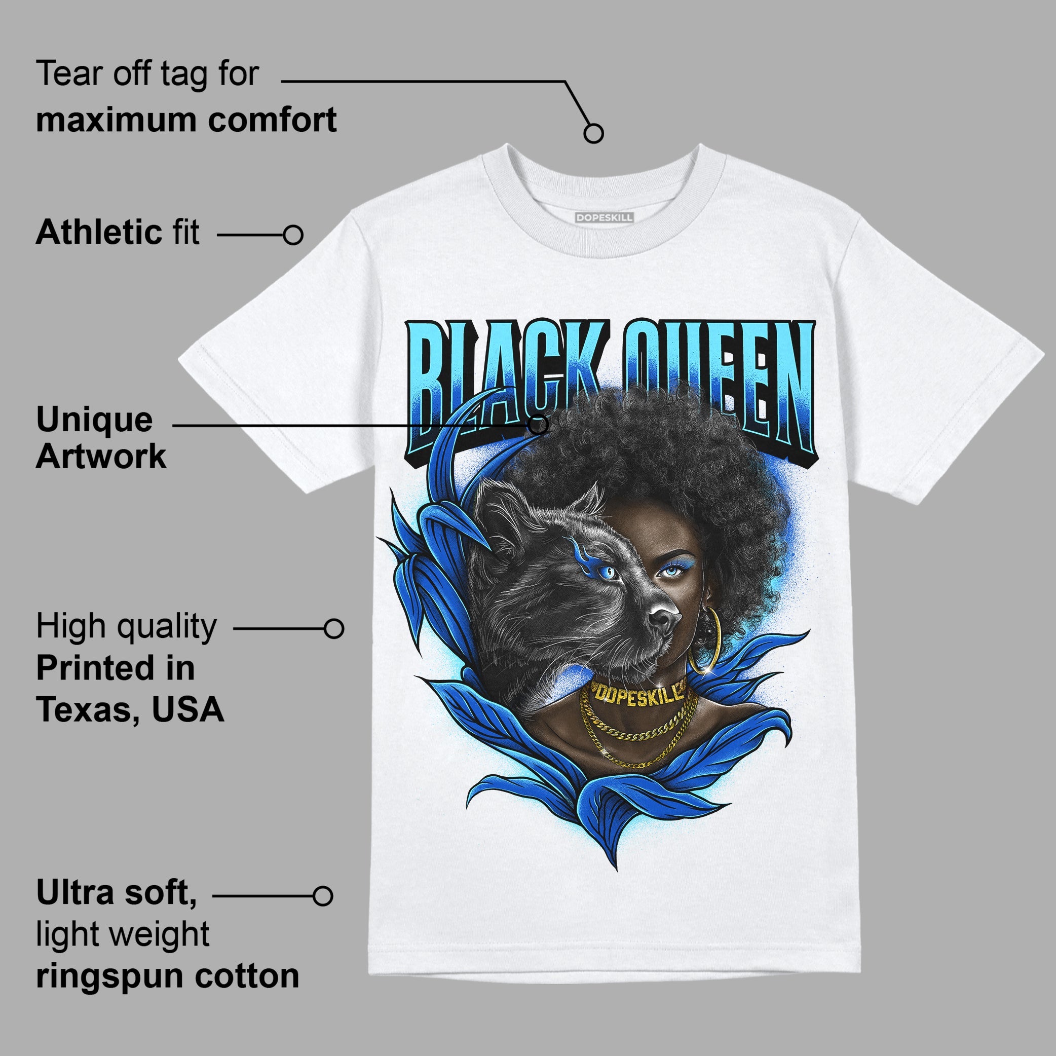 SB Dunk Argon superstreetwear T-Shirt New Black Queen Graphic